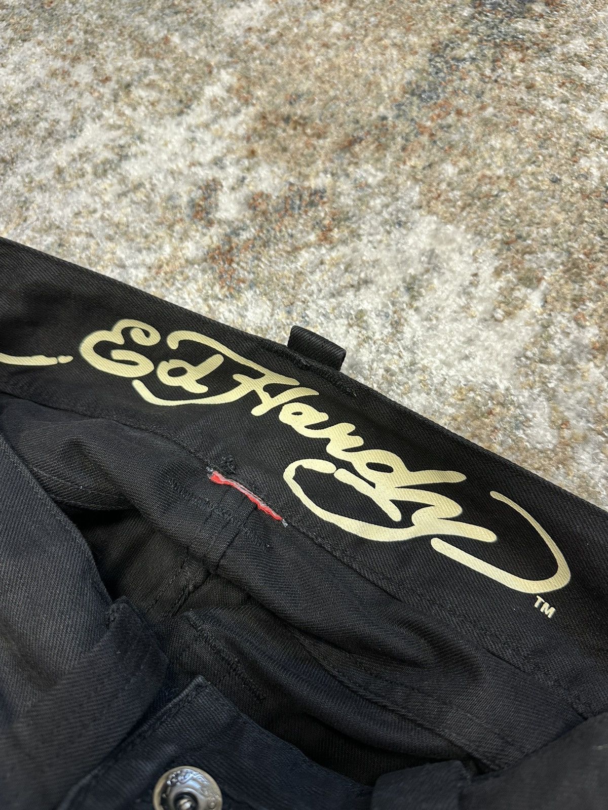 Christian Audigier × Ed Hardy × Japanese Brand 🔥 Very Rare Ed Hardy Pantera Jeans By Christian Audiger Size US 33 - 7 Thumbnail