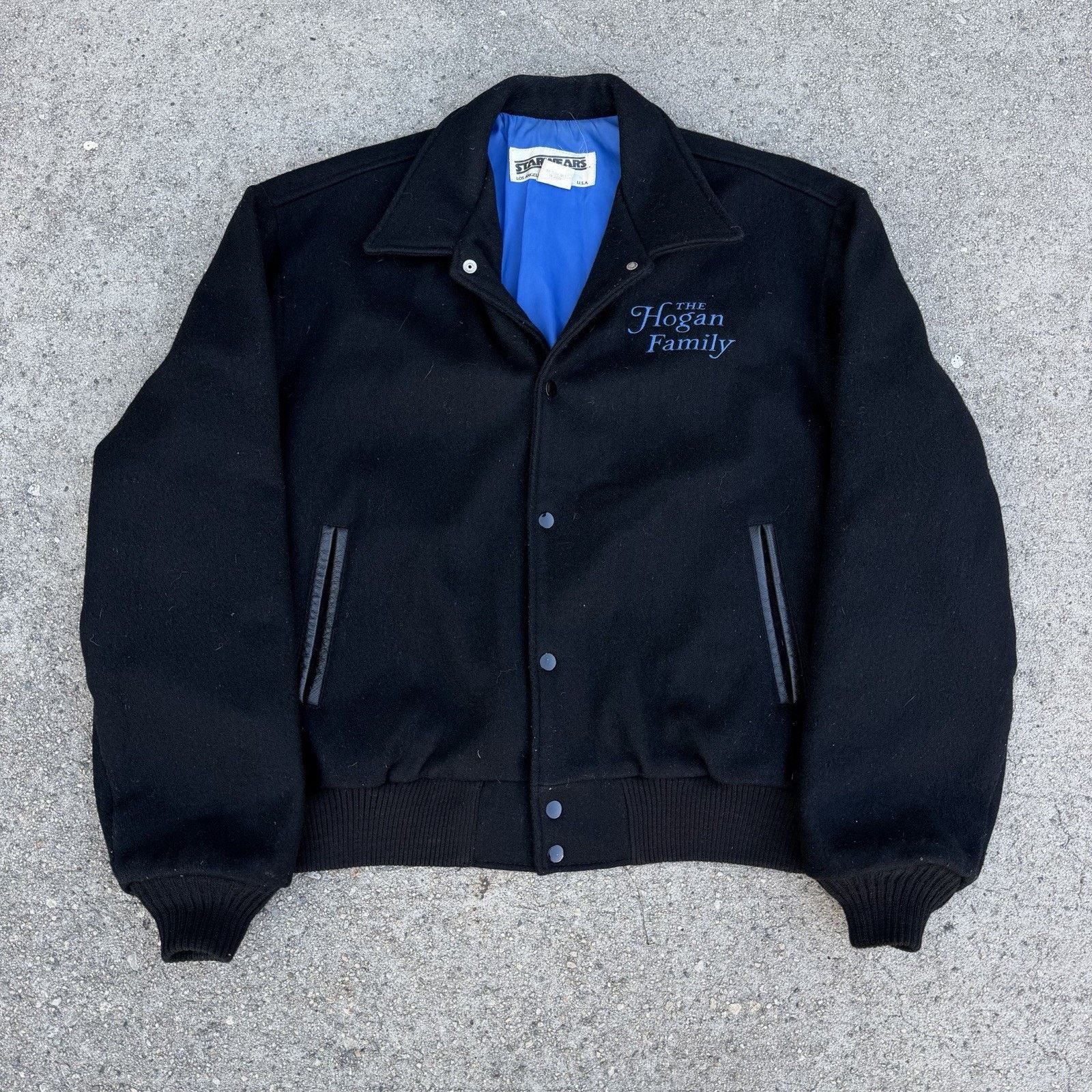 Vintage Vintage 80s The Hogan Family Cast & Crew Black Wool Jacket Size US XL / EU 56 / 4 - 2 Thumbnail