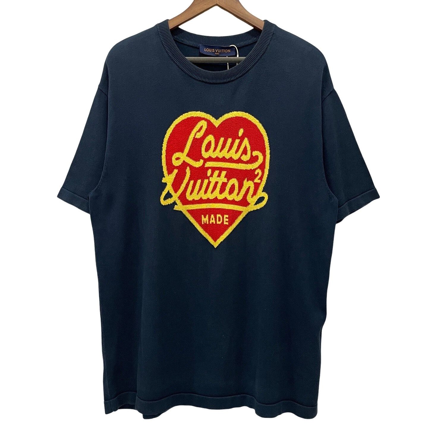 Louis Vuitton Louis Vuitton x Nigo Heart Logo Knit T-Shirt XL Size US XL / EU 56 / 4 - 1 Thumbnail