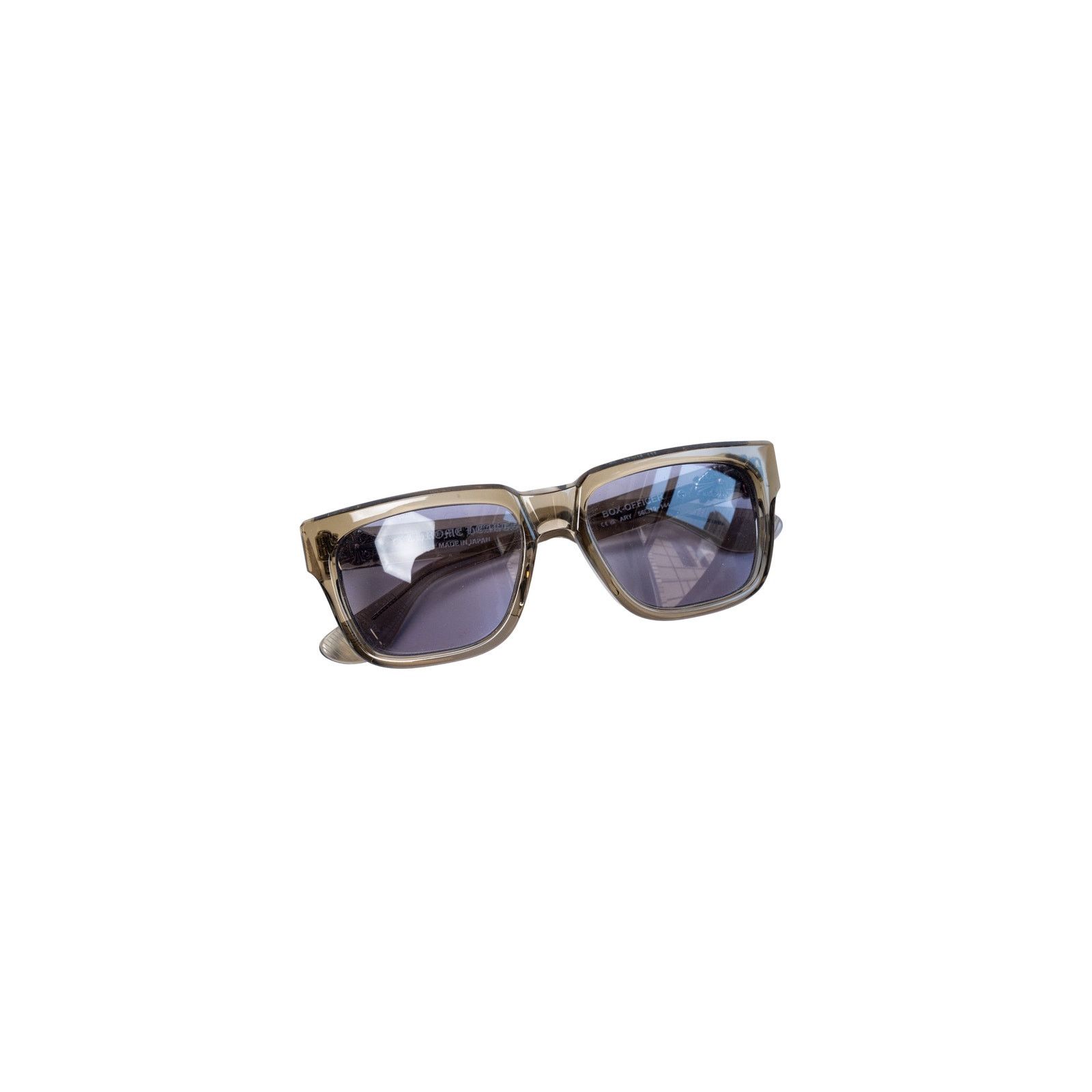 Chrome Hearts Box Officer Olive Green Sunglasses Size ONE SIZE - 1 Thumbnail