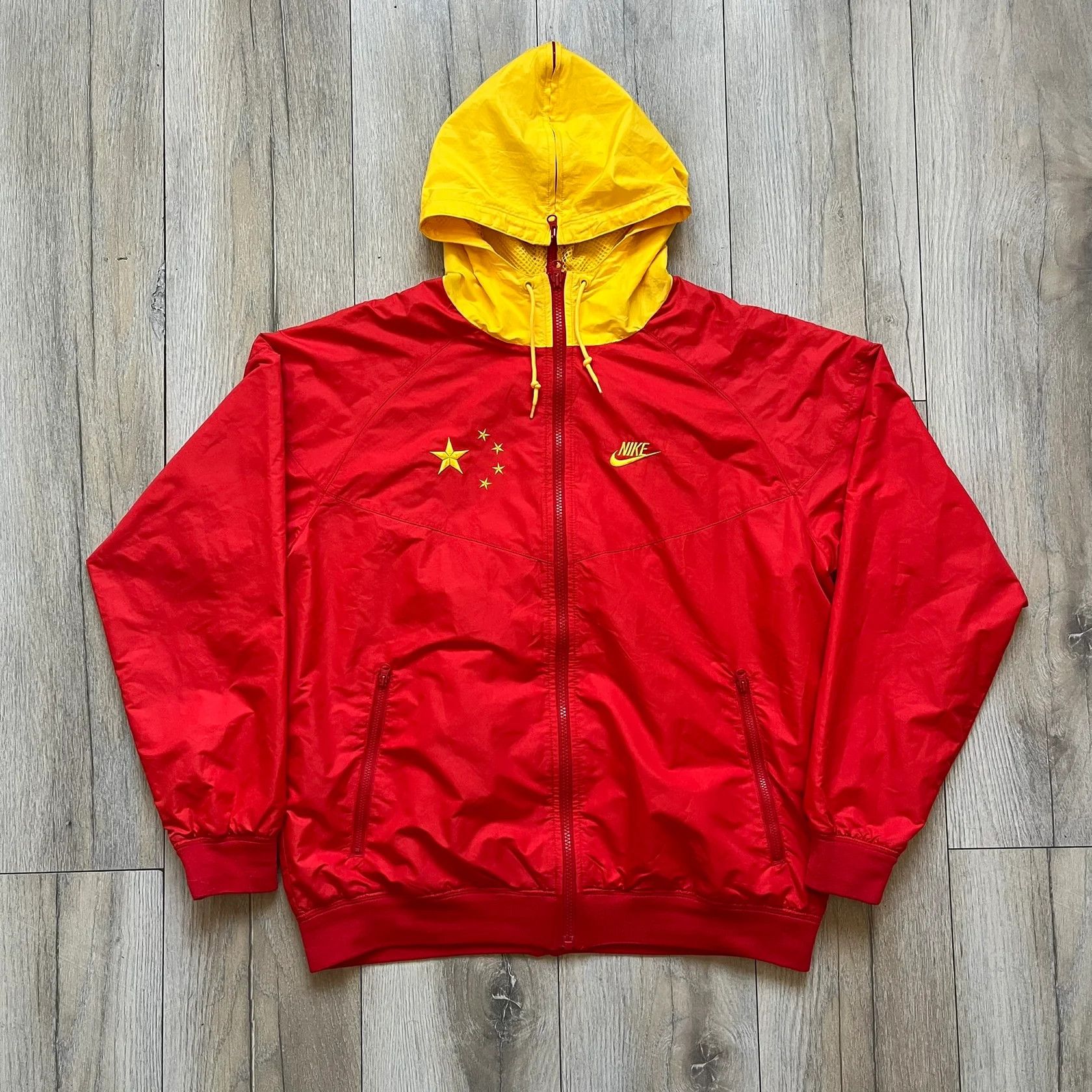 Nike × Vintage Nike Japan Flag 2008 Olympic Windrunner Split