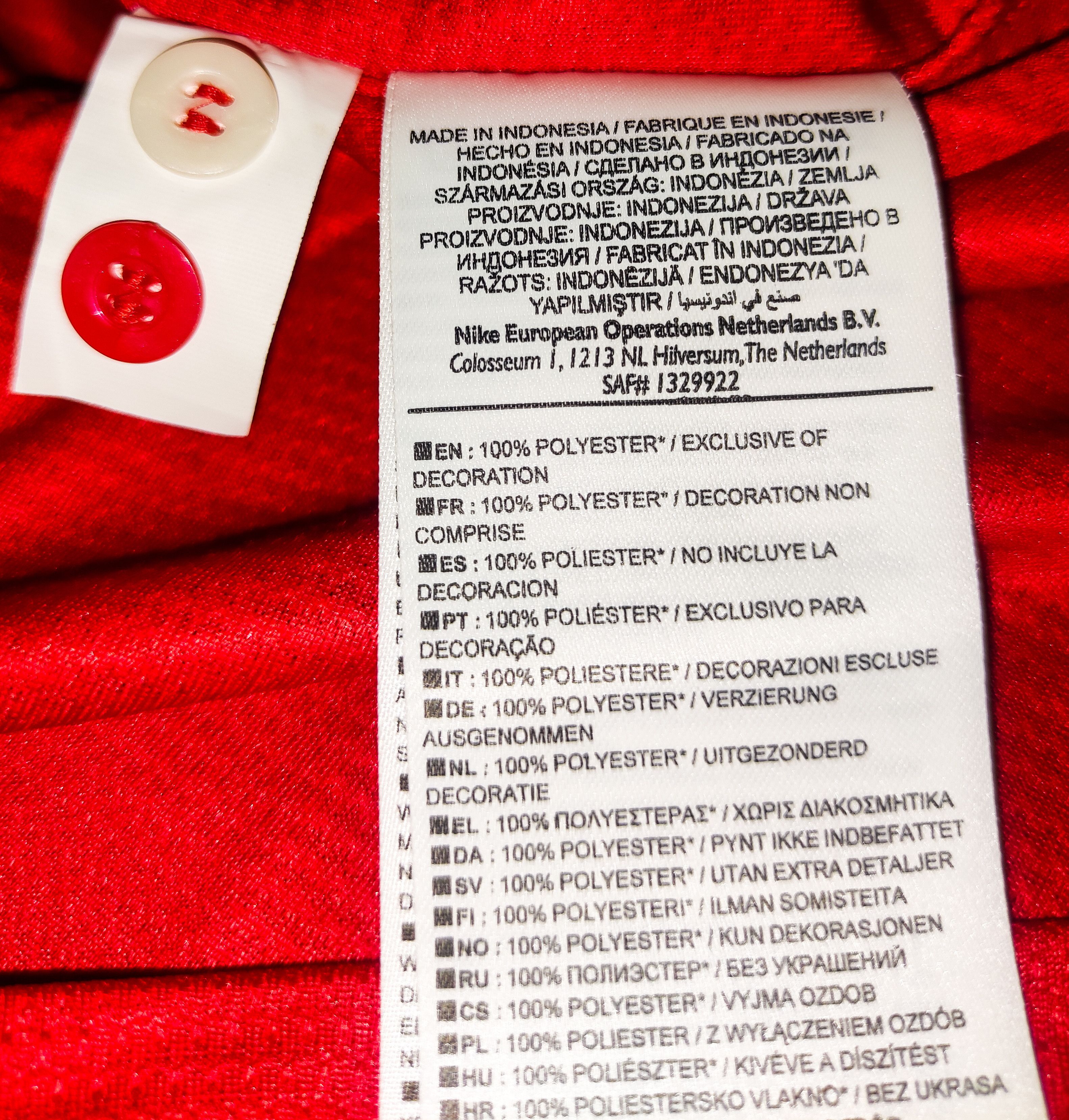 Nike BNWT England English National Football Team 2013 Nike Away Size US S / EU 44-46 / 1 - 7 Thumbnail