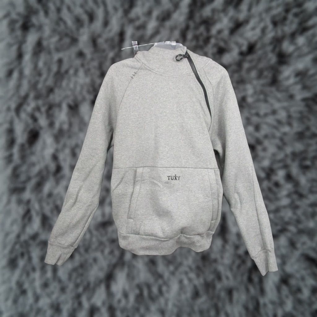 Vintage TUXY Sweatsuit Tracksuit Set Hoodie Joggers Fleece Pockets Gray Mens Medium Size US M / EU 48-50 / 2 - 1 Thumbnail