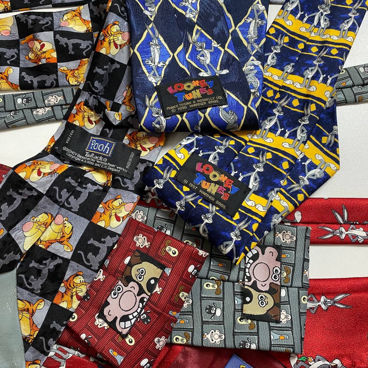Disney Lot 10 ties Vintage Movie Disney Size ONE SIZE - 7 Thumbnail