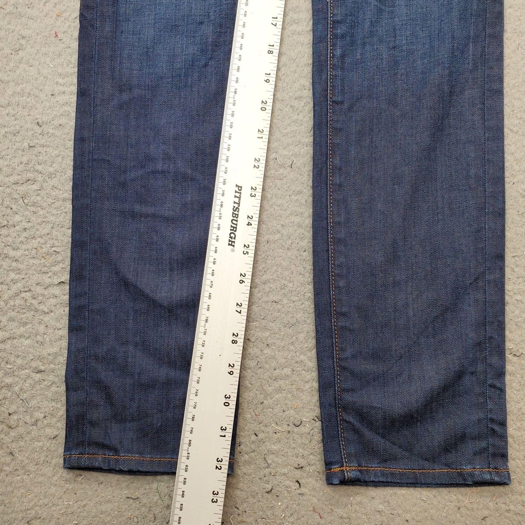 Lucky Brand Lucky Brand Charlie Skinny Jeans Women 4 Women 4 Denim Blue 5-Pocket Design Pocket Stud Embellishment Size 27" / US 4 / IT 40 - 4 Thumbnail