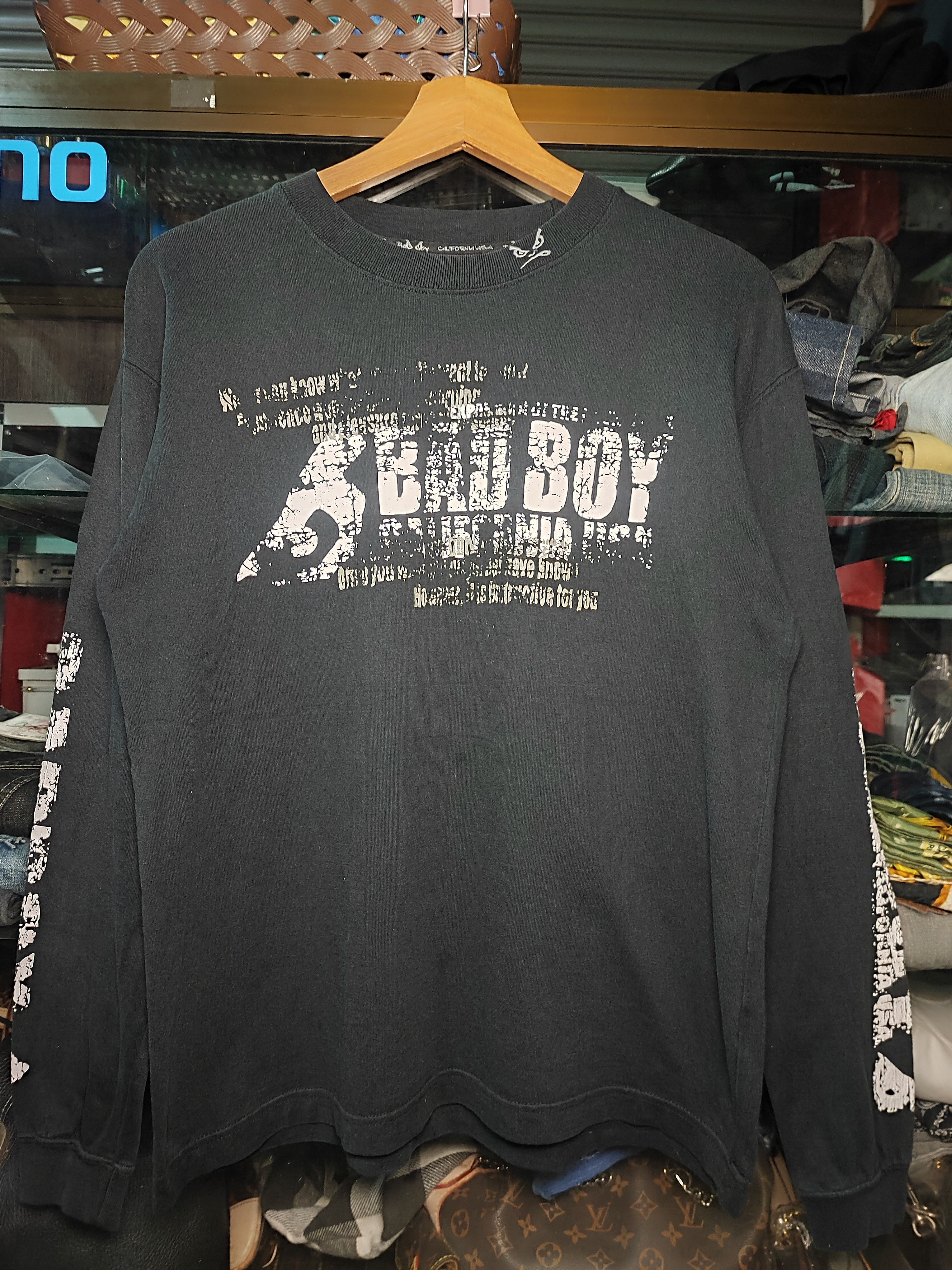 Number (N)ine Vintage 90s Bad Boy Tee Made in USA Puff Print Streetwear Size US M / EU 48-50 / 2 - 2 Thumbnail