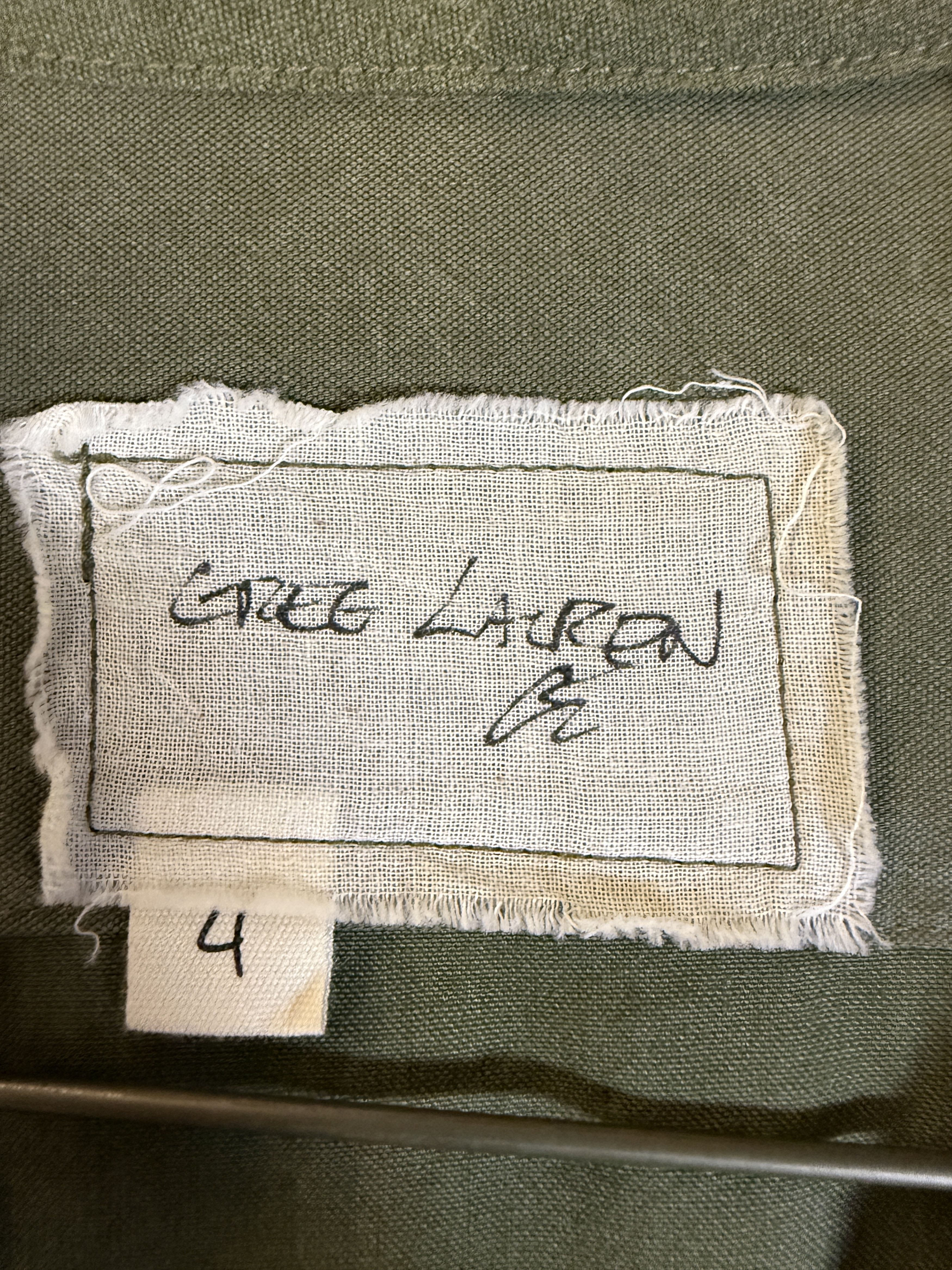 Greg Lauren $950 Greg Lauren Army Tent Short Sleeve Studio Shirt Size US XL / EU 56 / 4 - 7 Thumbnail