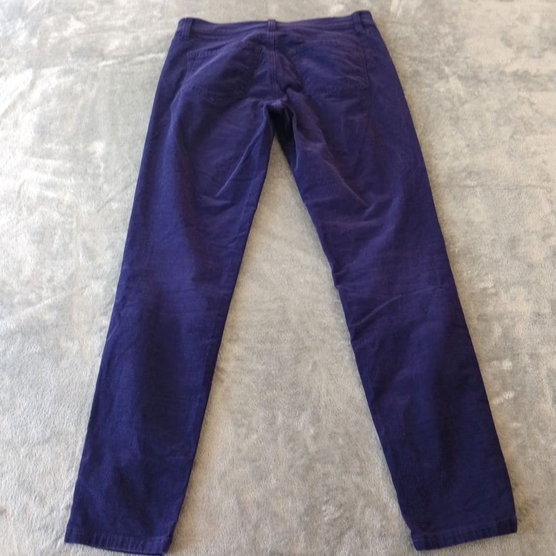 Ann Taylor Ann Taylor Loft Pants Womens Size 4 Purple Super Skinny Corduroy 30x28 Mid Rise - Adult Size 27" / US 4 / IT 40 - 2 Thumbnail