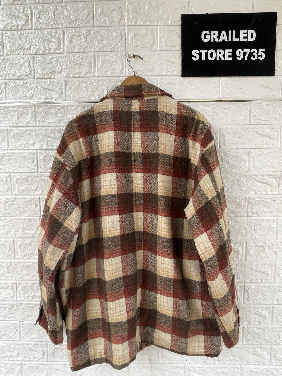 Japanese Brand × Vintage Vintage Easy Boy Wool Flannel Size US XL / EU 56 / 4 - 1 Thumbnail