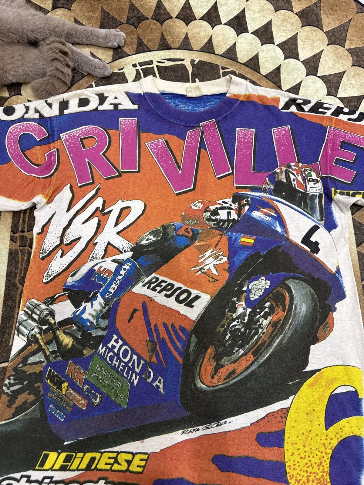 Vintage ‼️Rare Vintage Honda Alex Criville shirt 90s‼️ Size US XL / EU 56 / 4 - 4 Thumbnail