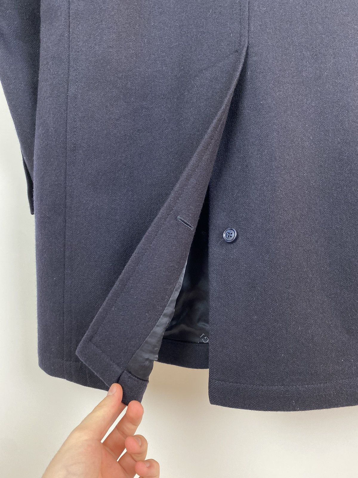 Boggi Boggi Milano 2 in 1 Insulated Navy Wool Coat Size US M / EU 48-50 / 2 - 15 Thumbnail