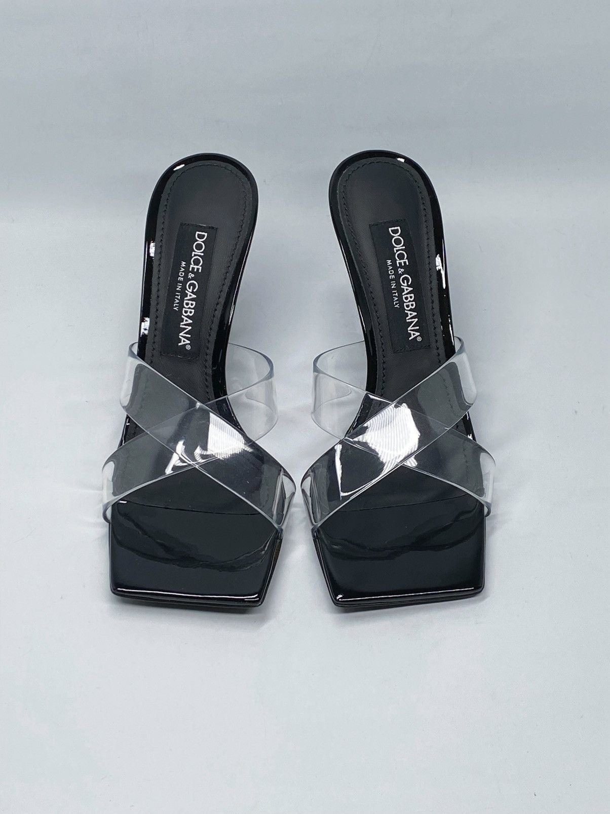 Dolce & Gabbana Dolce&Gabbana DG Heel PVC Mules size 37.5 Size US 7.5 / IT 37.5 - 4 Thumbnail