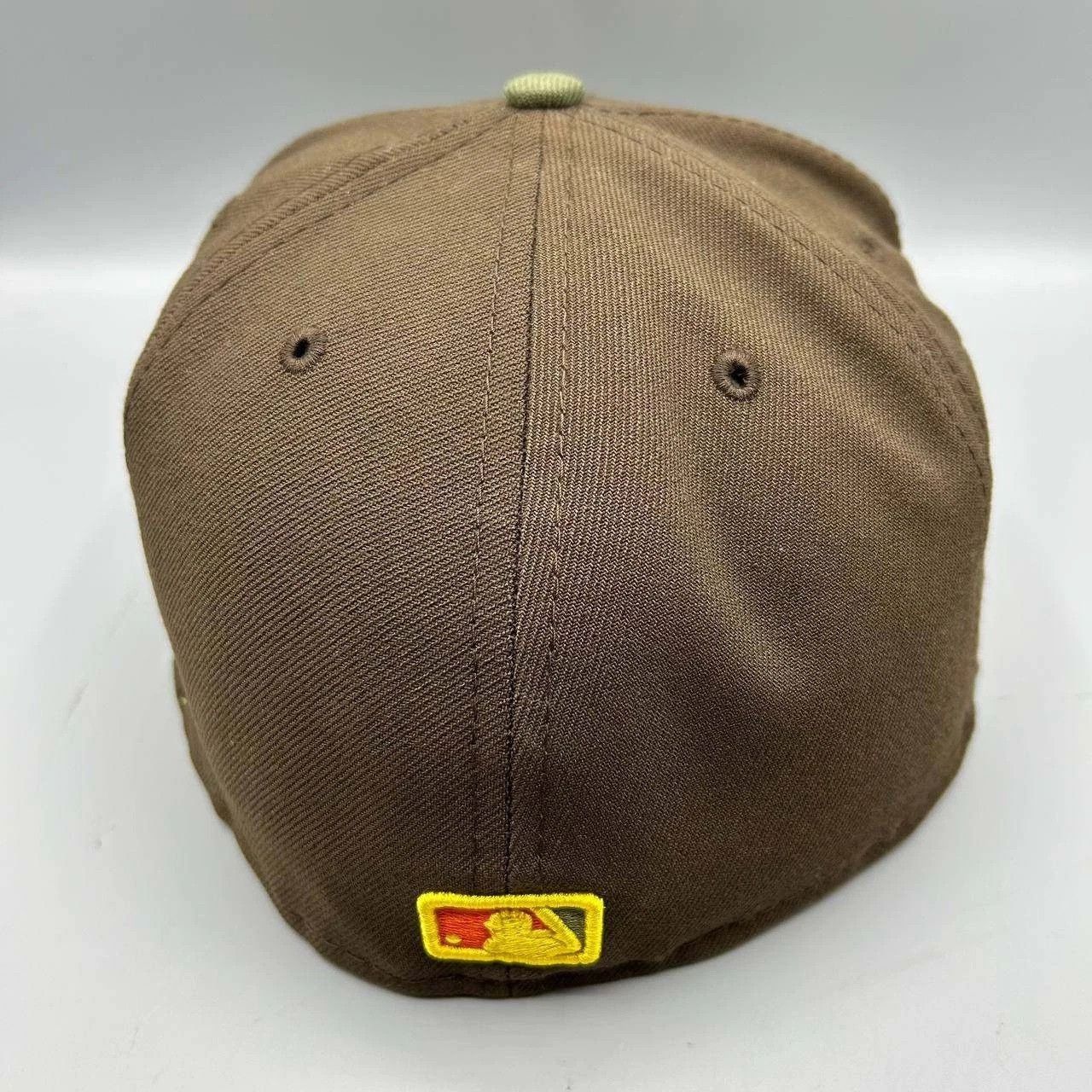 New Era Chicago Cubs Hat Men 7 3/8 Brown Green MLB Fitted Cap New Size ONE SIZE - 8 Thumbnail
