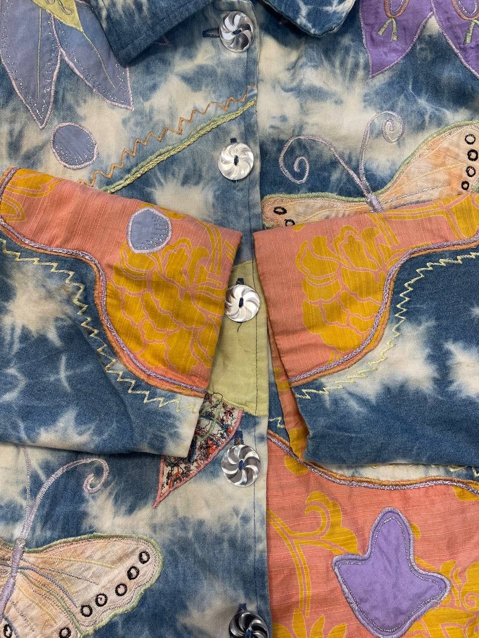 Other Indigo Moon Embroidered Jacket With Butterflies Size XL Size XL / US 12-14 / IT 48-50 - 8 Thumbnail