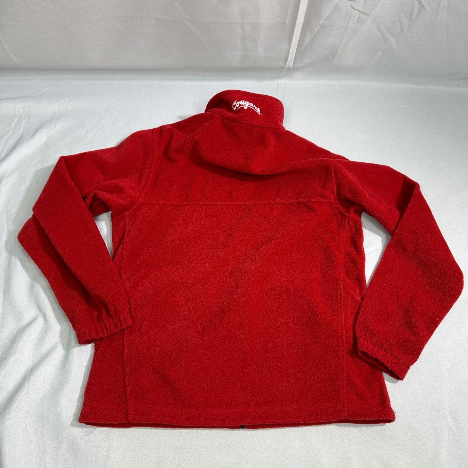 Columbia Columbia Women's Medium Red Fleece Jacket WSU Size M / US 6-8 / IT 42-44 - 6 Thumbnail