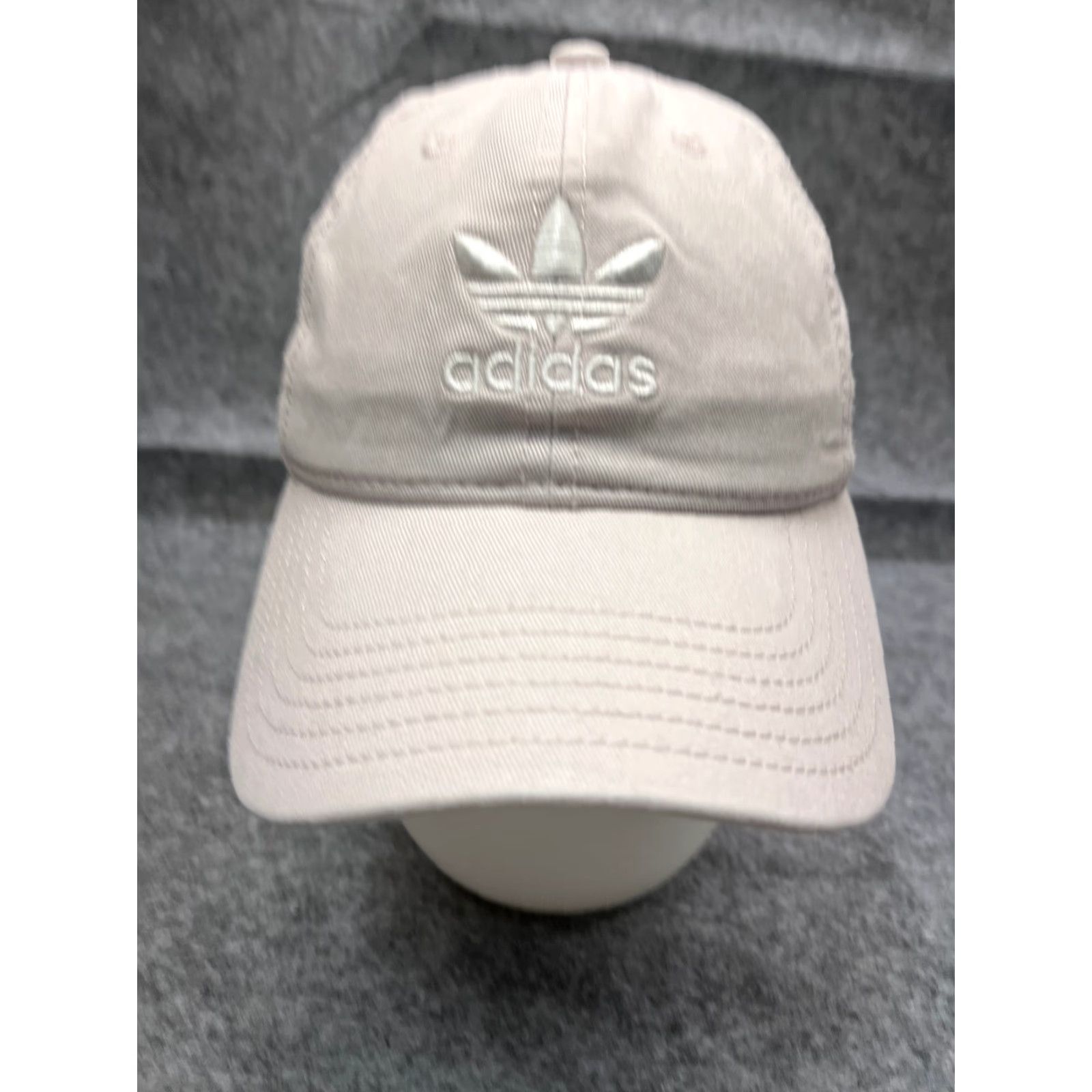 Adidas Adidas Hat Cap Strap Back Adult One Size Light Pink 100% Cotton Twill Size ONE SIZE - 2 Thumbnail