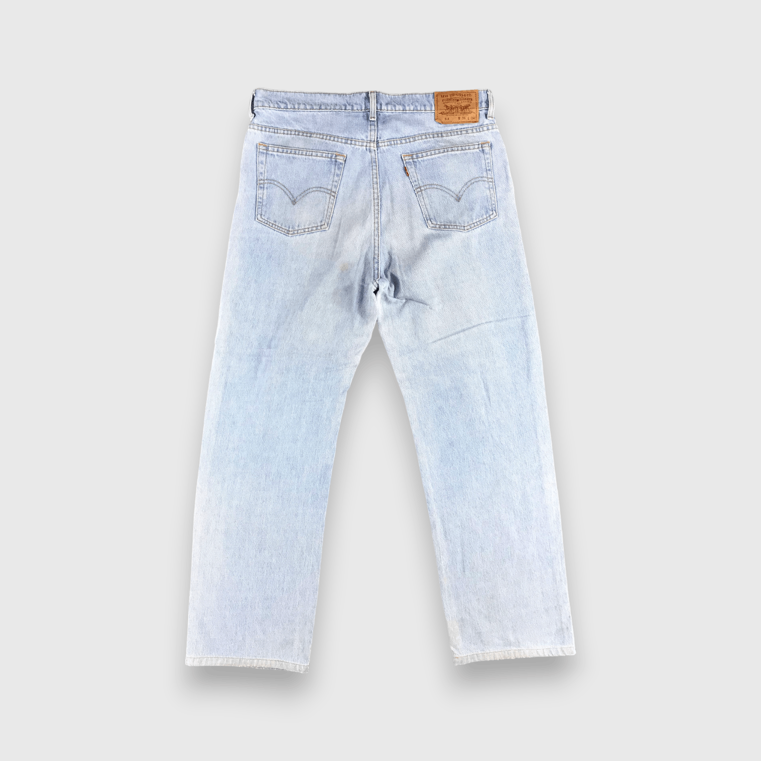 Levi's Vintage 90s Light Wash Levis 515 Jeans-J1877 Size US 35 - 2 Thumbnail