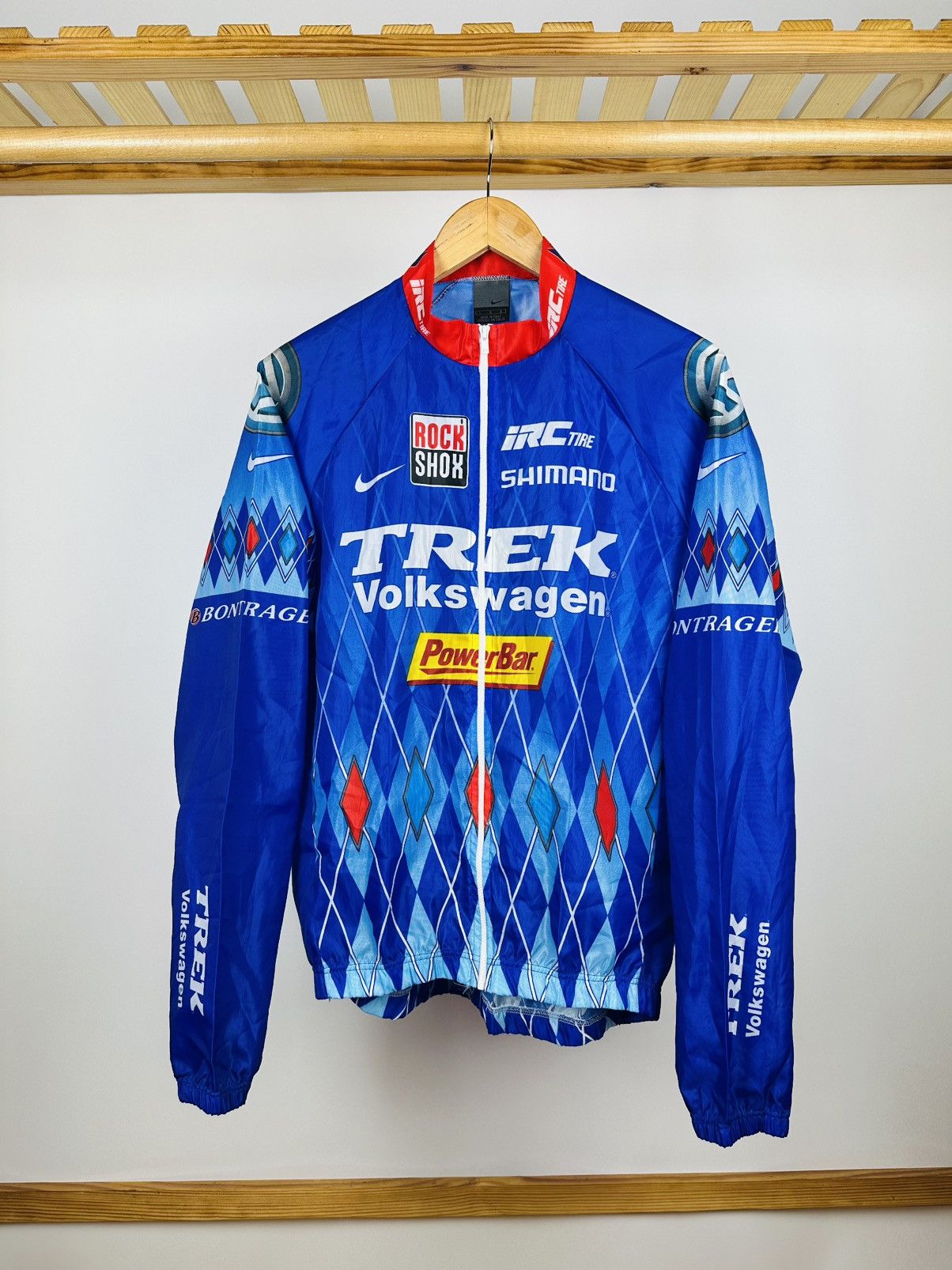 Nike × Vintage Nike Trek Volkswagen Vintage Cycling Jacket Windbreaker Size US L / EU 52-54 / 3 - 1 Thumbnail