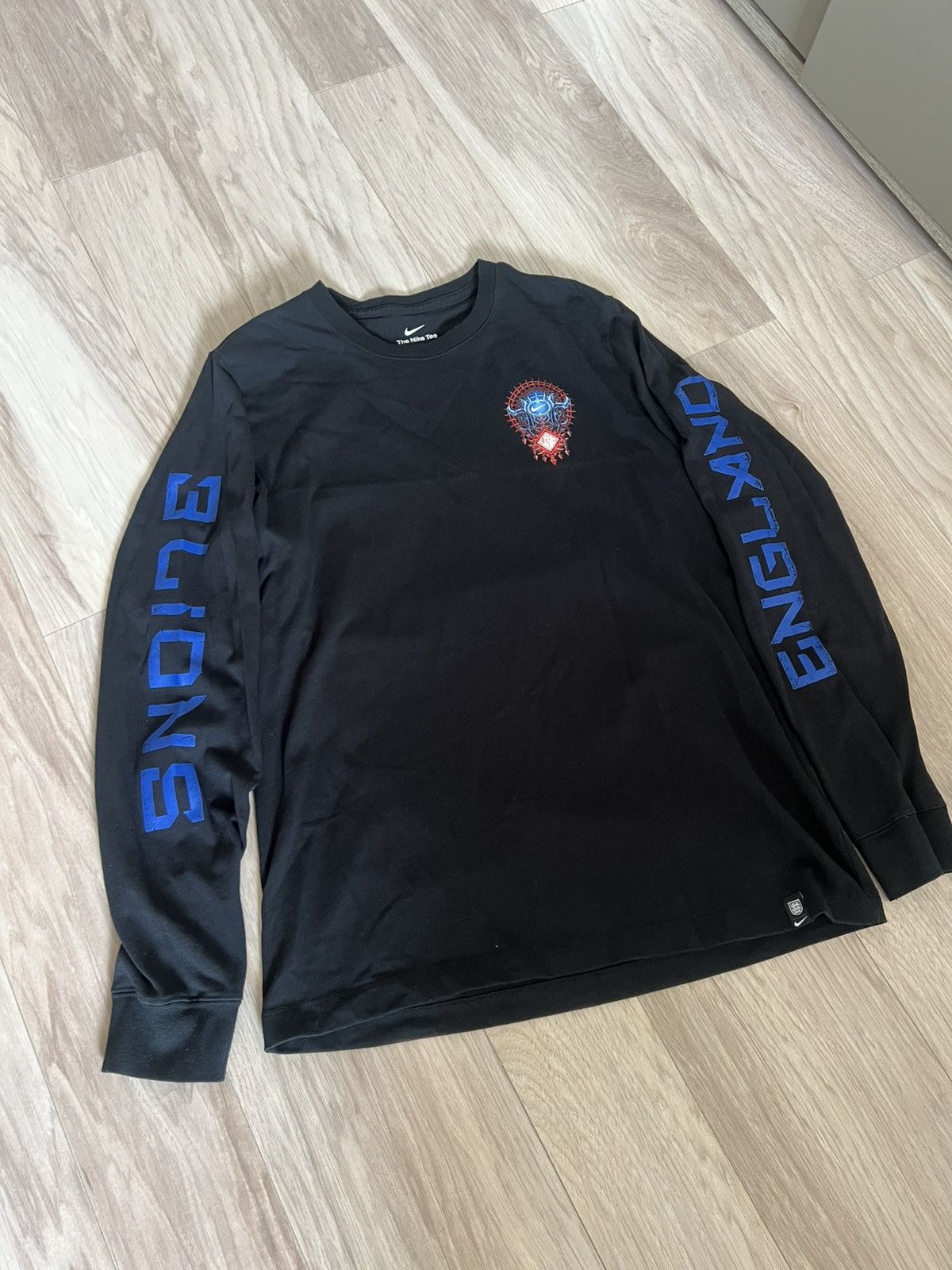 Nike England National Team Nike Logo Long Sleeve T-Shirt Size US L / EU 52-54 / 3 - 2 Thumbnail