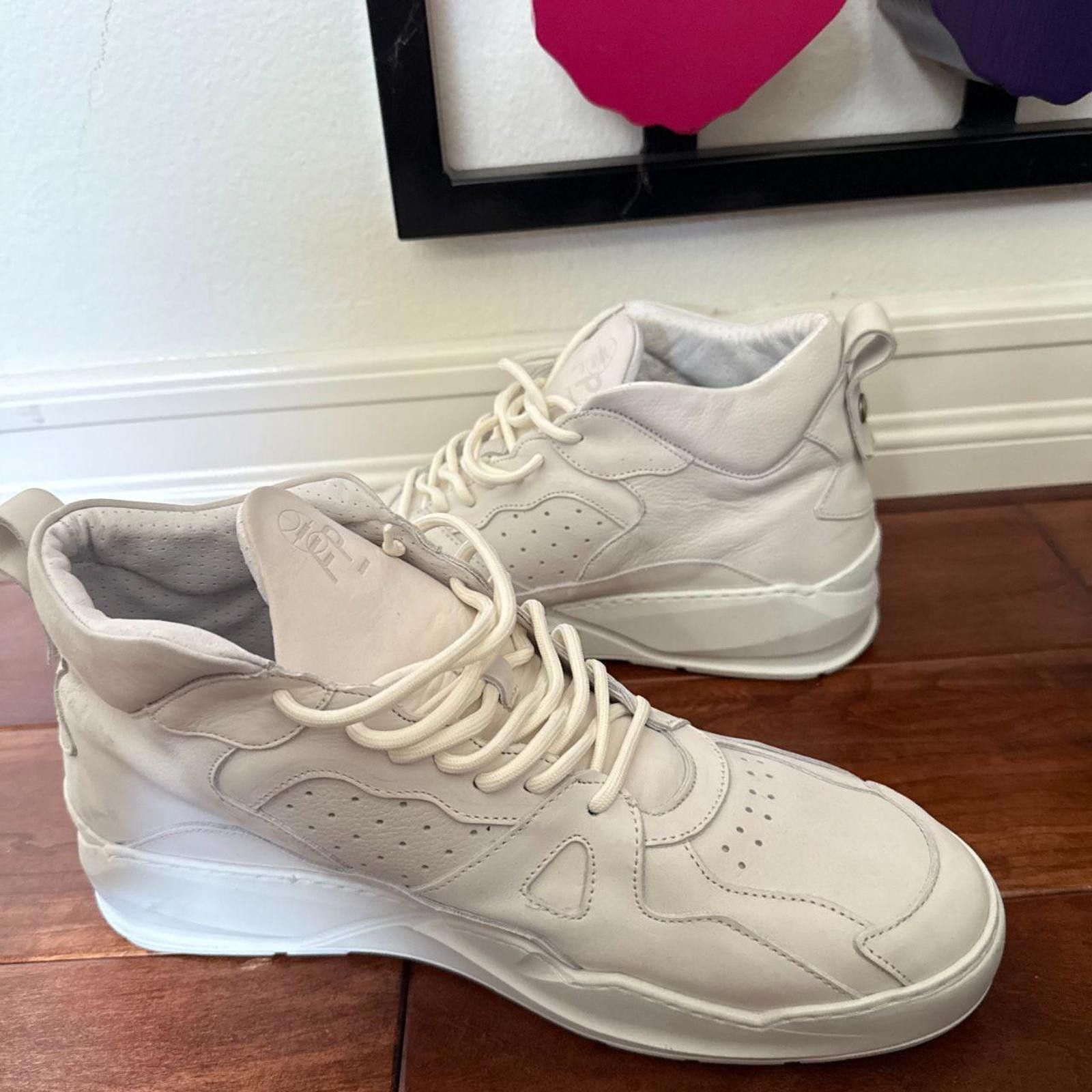 Filling Pieces Filling Pieces Men's Cream and White Trainer Size US 12 / EU 45 - 1 Thumbnail
