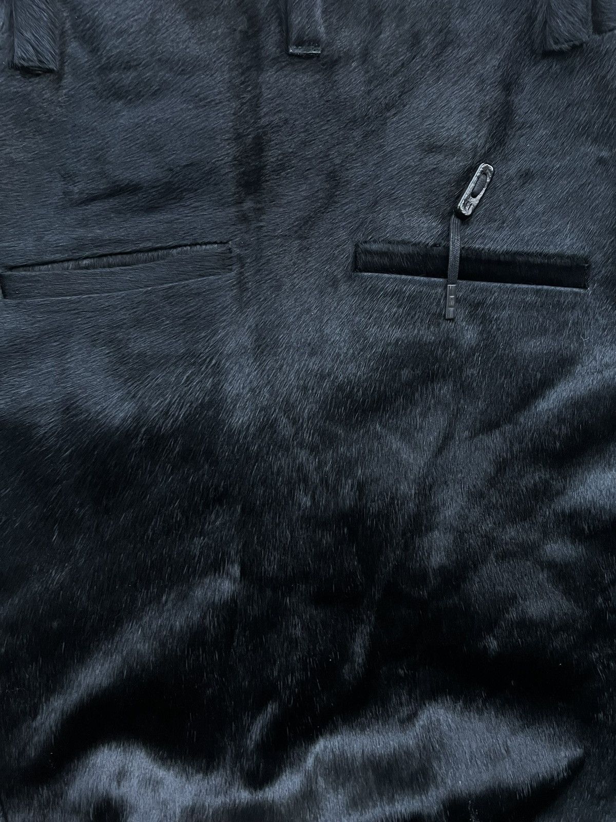 Boris Bidjan Saberi Boris Bidjan Saberi Pony Hair Low-crotch Shorts Size US 32 / EU 48 - 5 Thumbnail