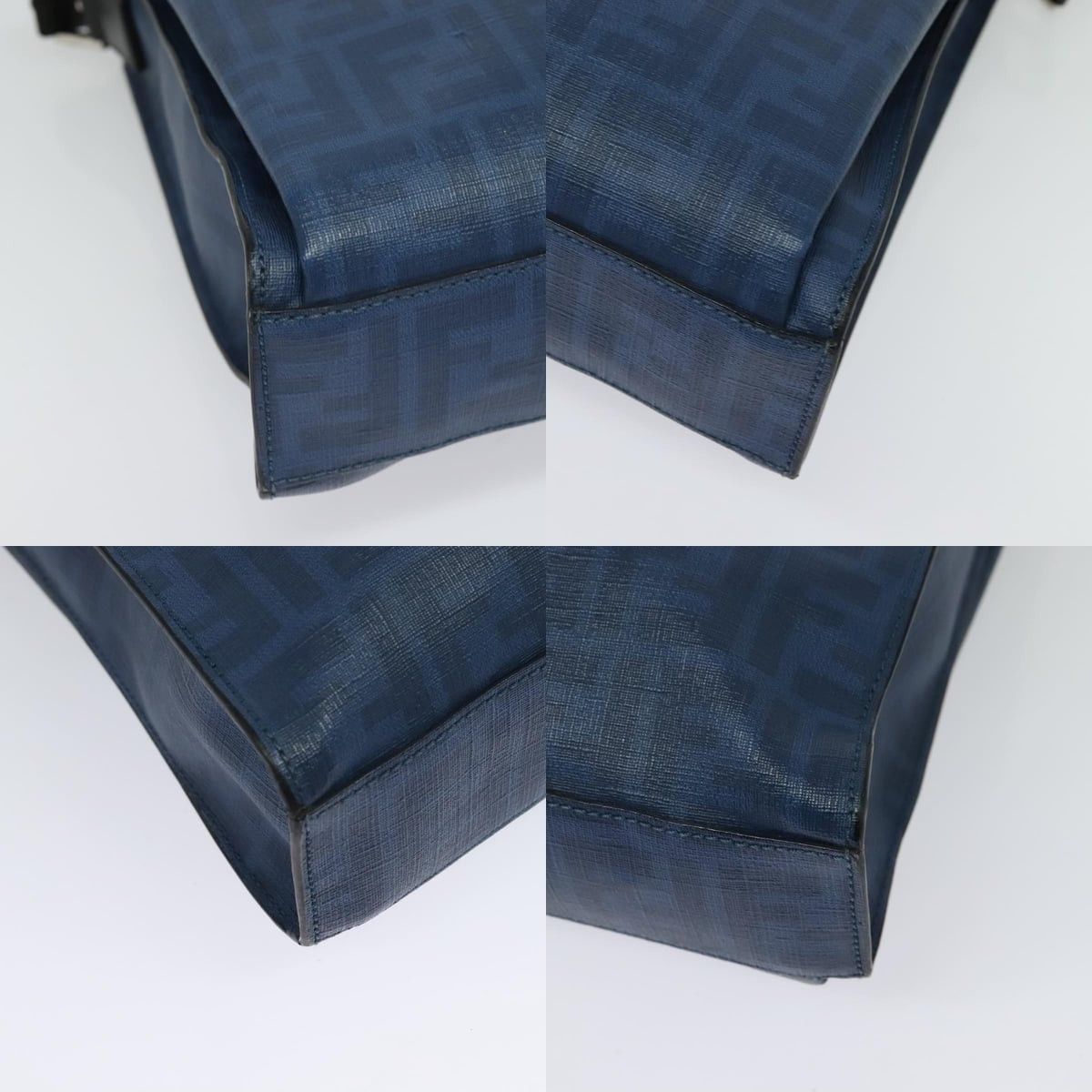 Fendi FENDI Zucca Canvas Shoulder Bag Pvc Blue Silver Size ONE SIZE - 10 Thumbnail