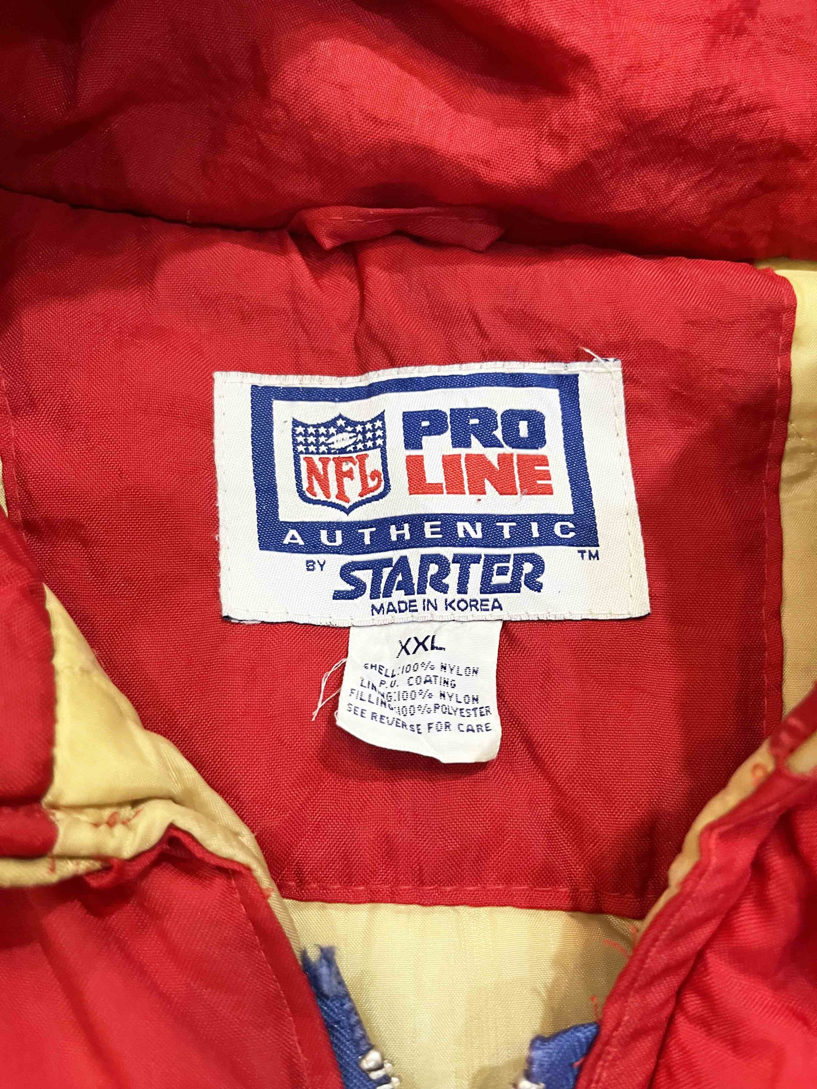 NFL × Starter Vintage Starter NFL San Francisco 49ers Hoodie Puffer Jacket Size US XXL / EU 58 / 5 - 3 Thumbnail