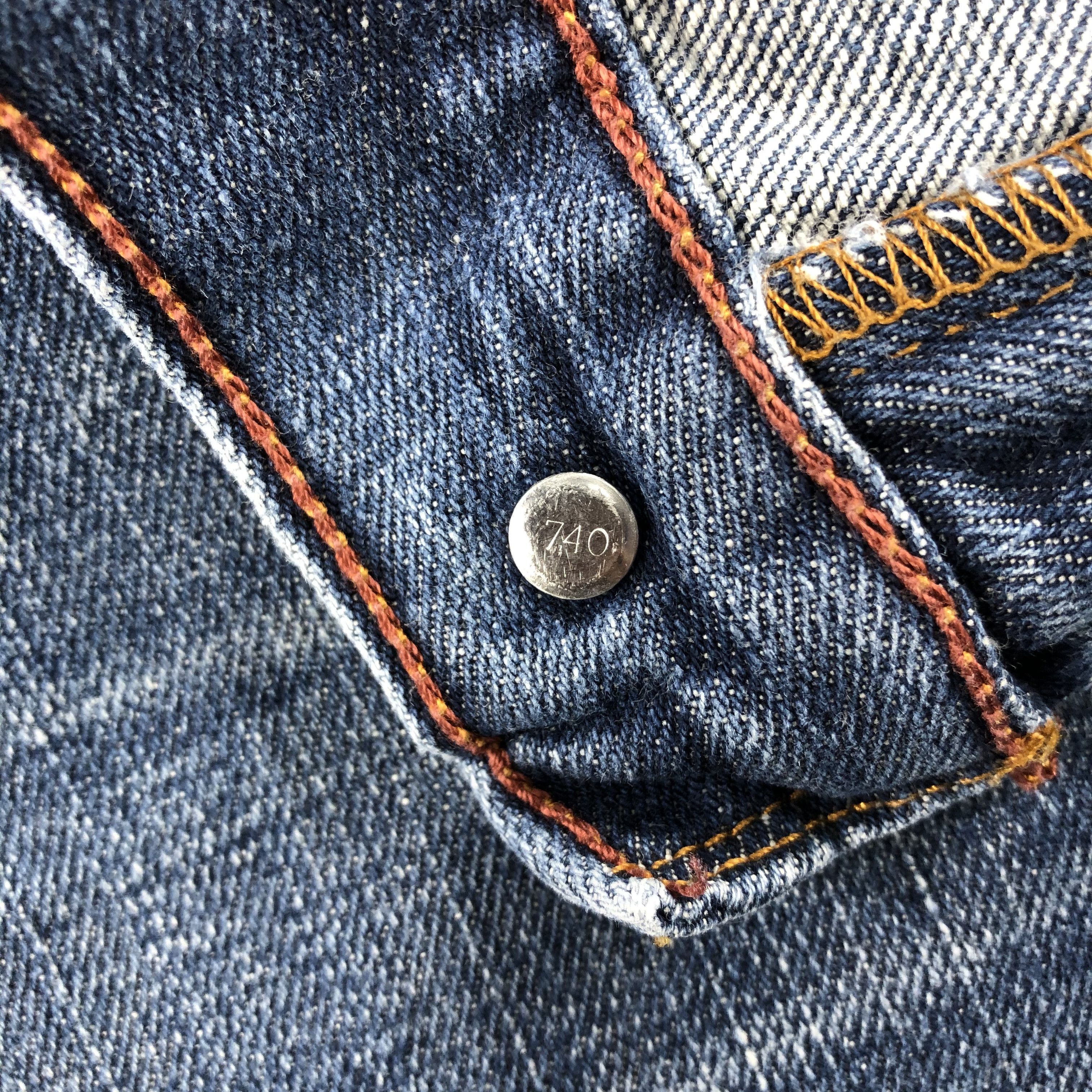 Levi's Vintage Blue Wash Levis 505 Jeans-J2228 Size US 36 / EU 52 - 9 Thumbnail