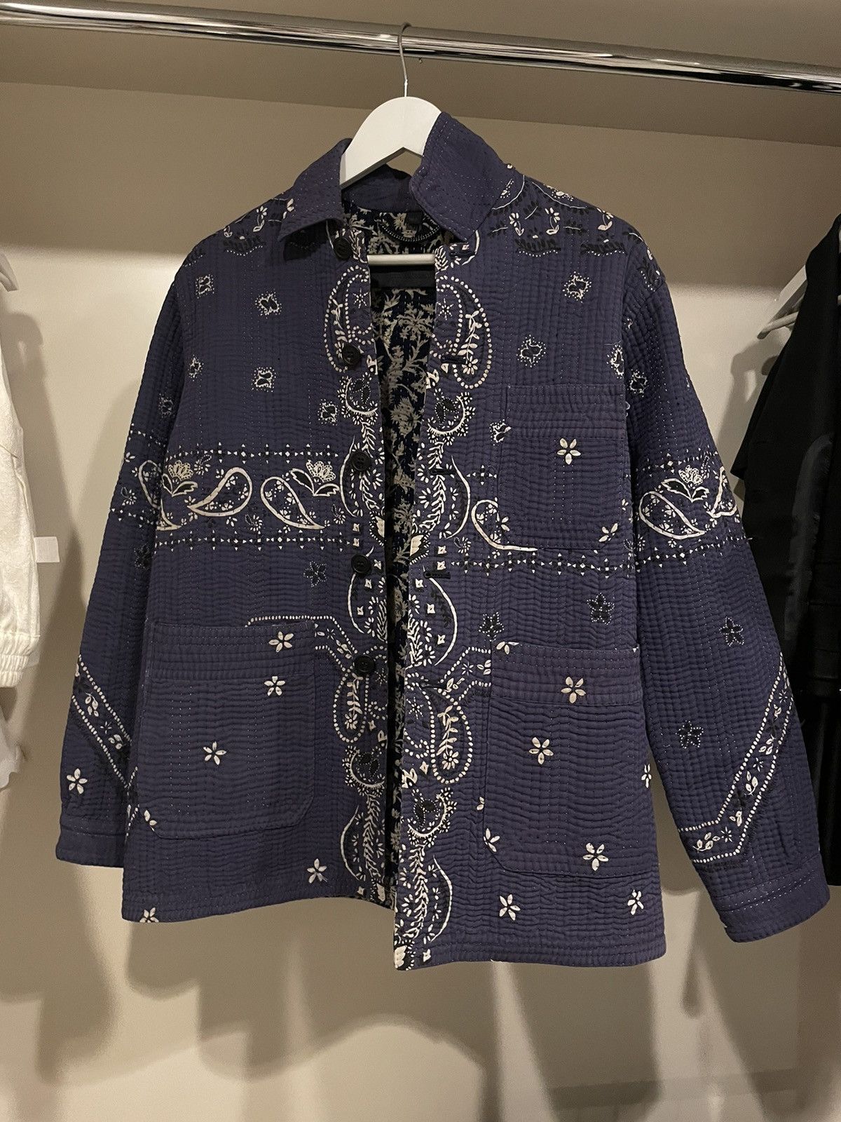 Burberry Prorsum 🔥RARE🔥 FW15 Burberry Prorsum Paisley Print Quilted Jacket Size US M / EU 48-50 / 2 - 2 Thumbnail