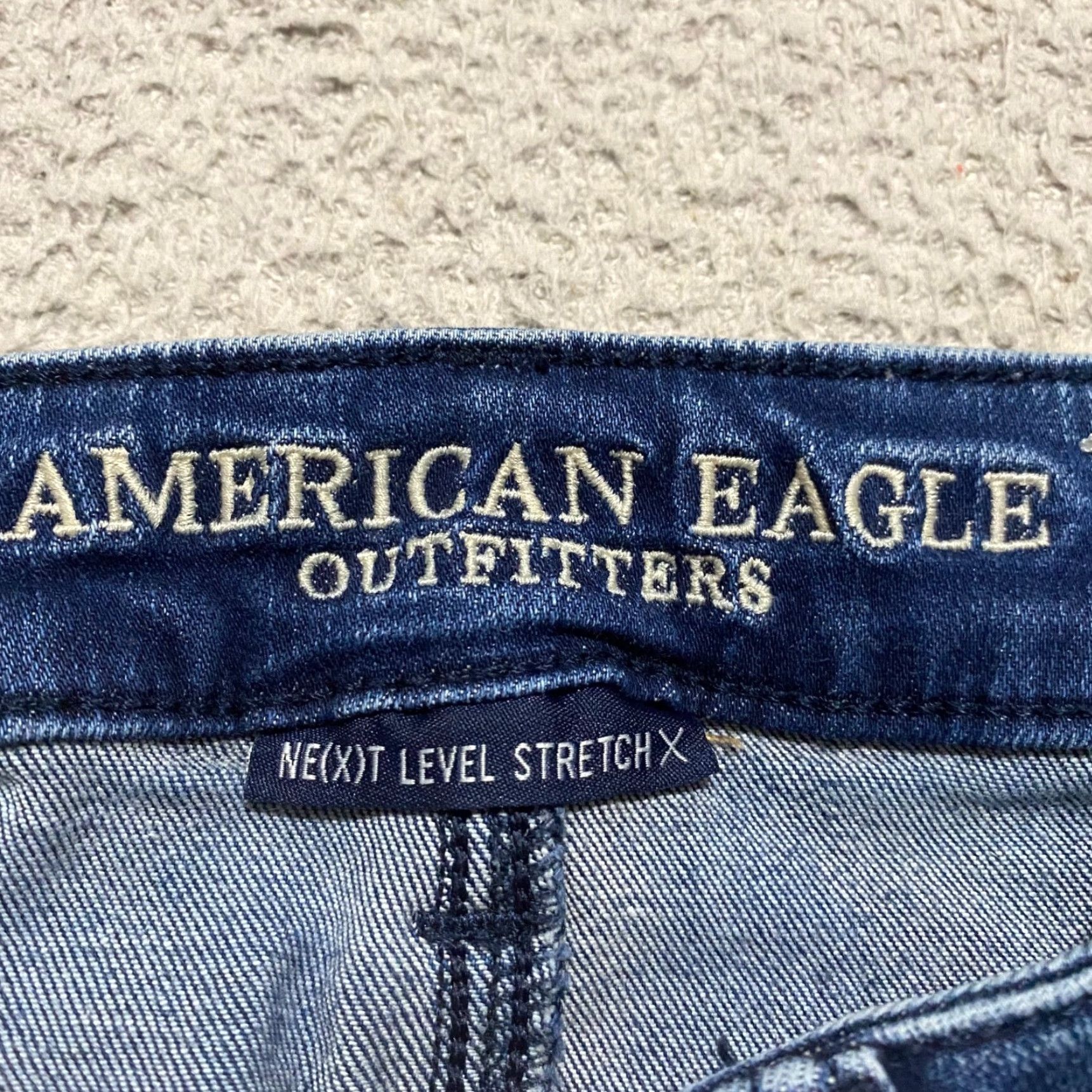 American Eagle Outfitters American Eagle Jeans Womens sz 4P Blue Denim Medium Wash High Rise Jegging Size 27" / US 4 / IT 40 - 4 Thumbnail