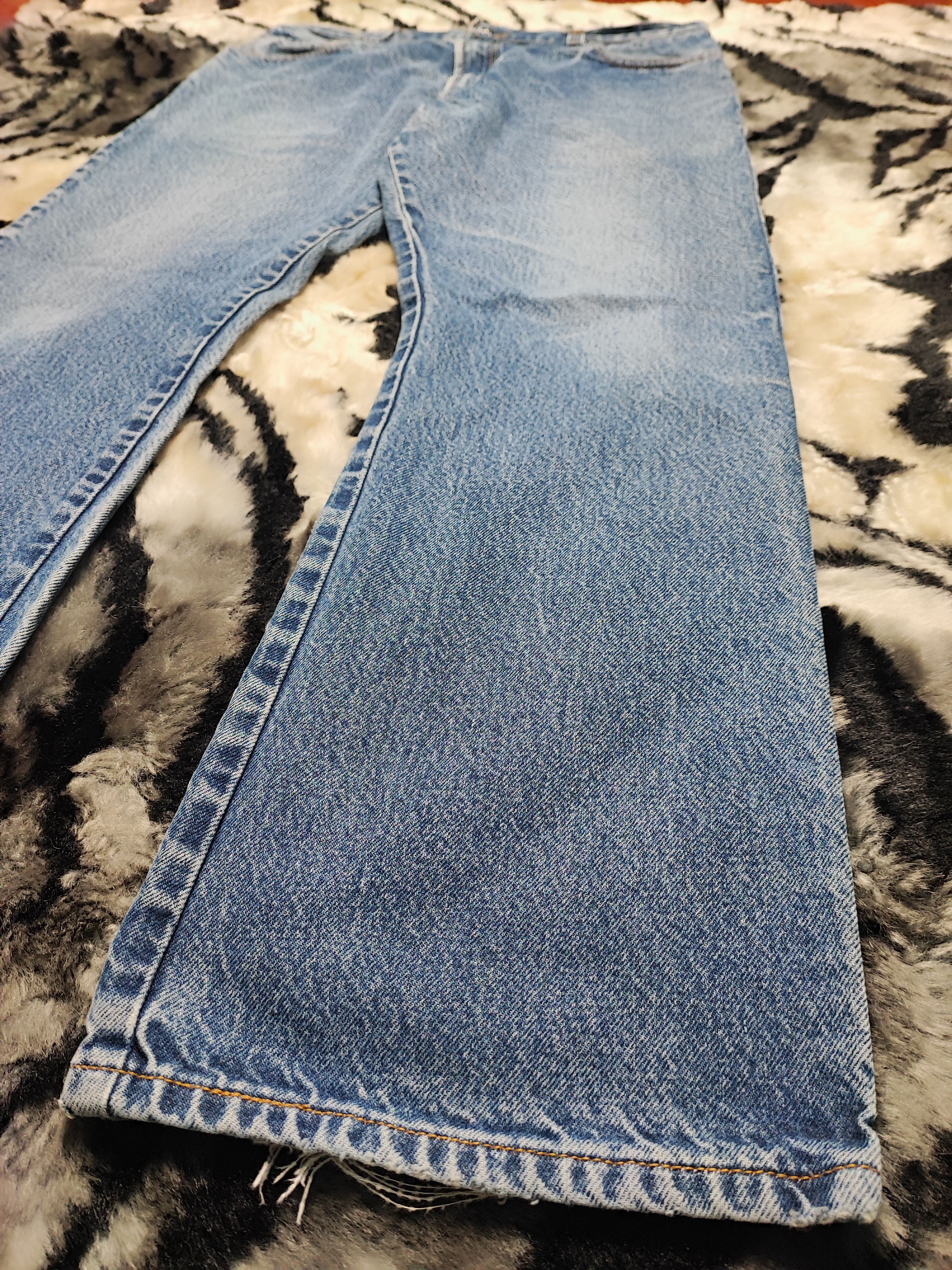 Levi's Vintage Y2K Levis 517 Low Bootcut Flared Jeans Size US 35 - 4 Thumbnail