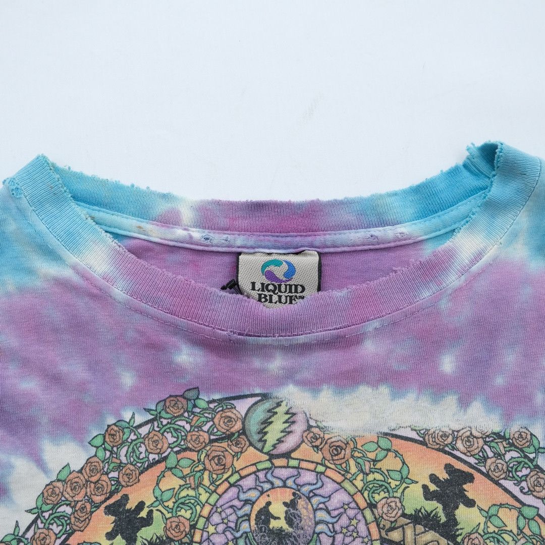 Vintage 2000 Liquid Blue Grateful Dead Green Purple Tie Dye tee Size US XL / EU 56 / 4 - 3 Thumbnail