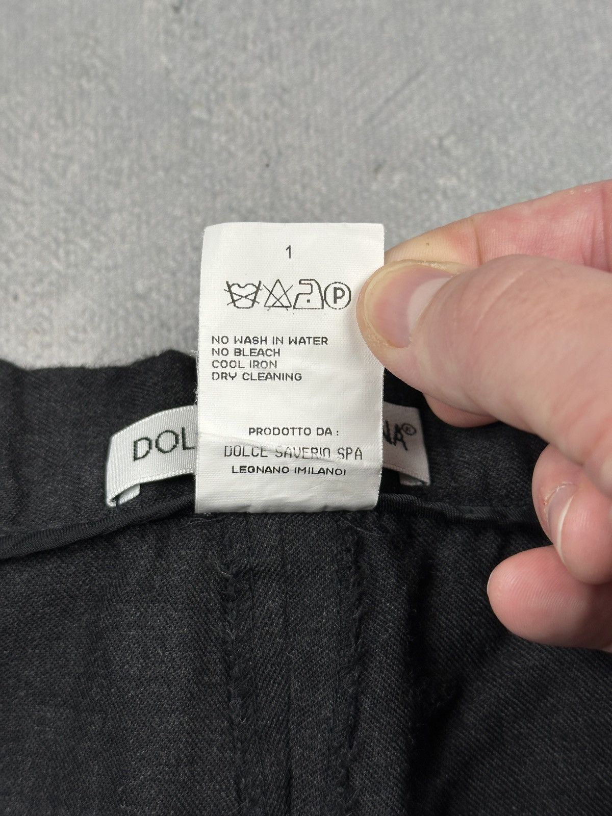 Dolce & Gabbana Vintage Dolce & Gabbana Wool Straight Trousers Made in Italy Size US 30 / EU 46 - 9 Thumbnail