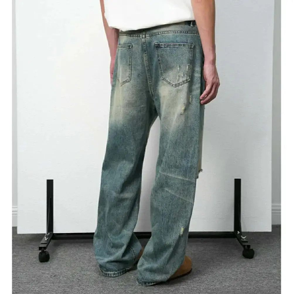 Japanese Brand × Jean Distressed Baggy Denim Jeans Size US 30 / EU 46 - 5 Thumbnail