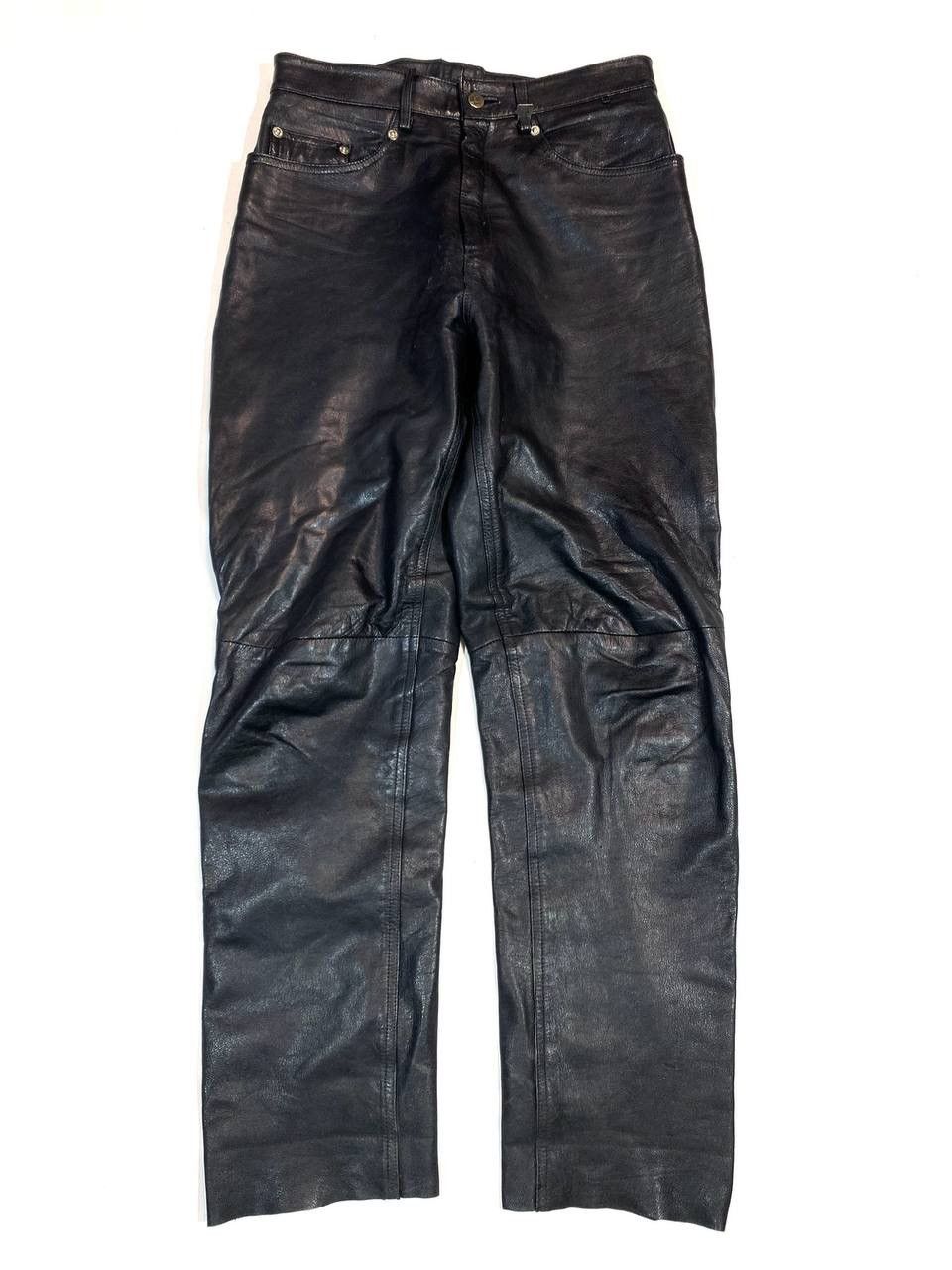 Leather × Vintage Apollo Racing Moto Leather Pants Vintage Size US 30 / EU 46 - 1 Thumbnail