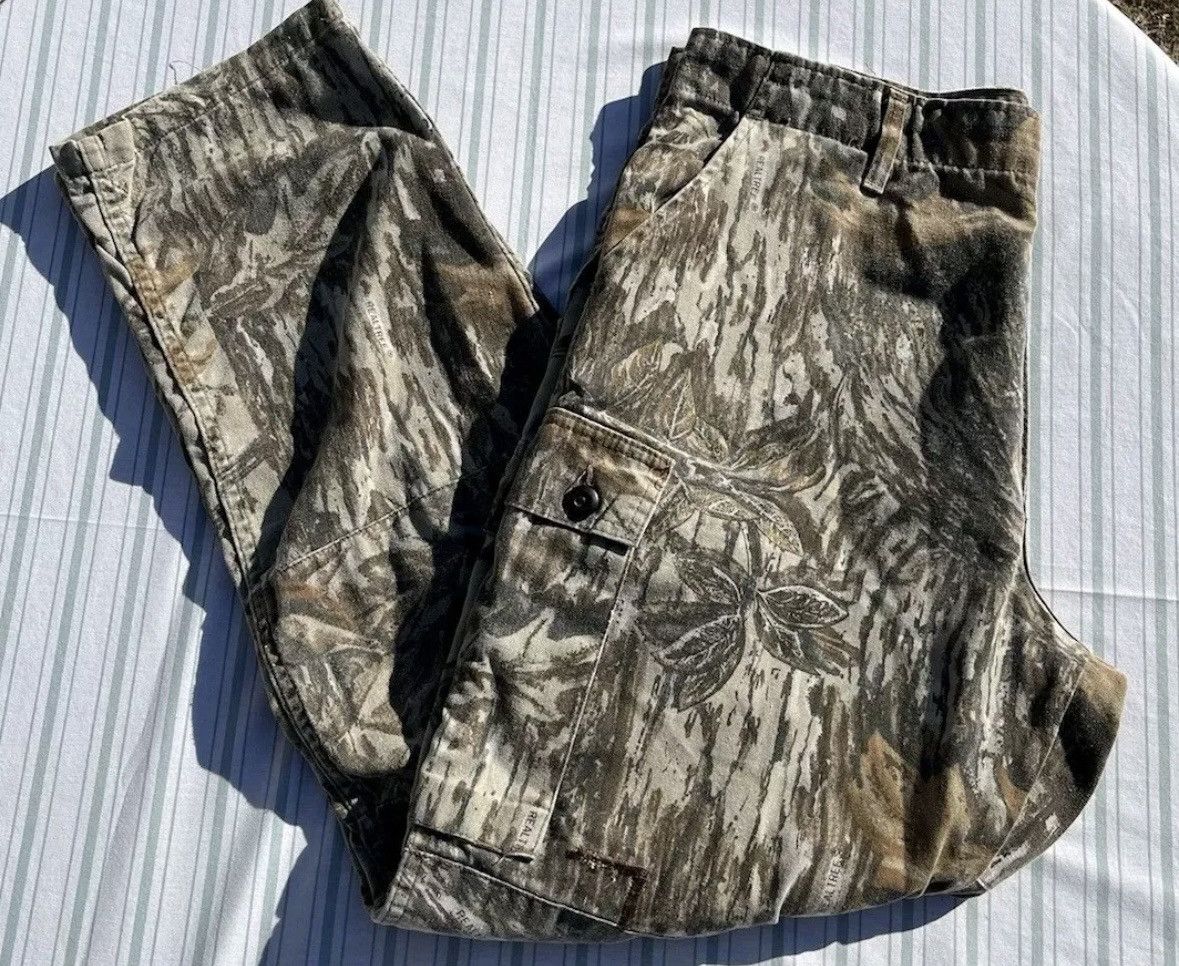Realtree × Vintage Crazy Vintage Y2K Realtree pants Double Knee Cargo Size US 34 / EU 50 - 1 Thumbnail