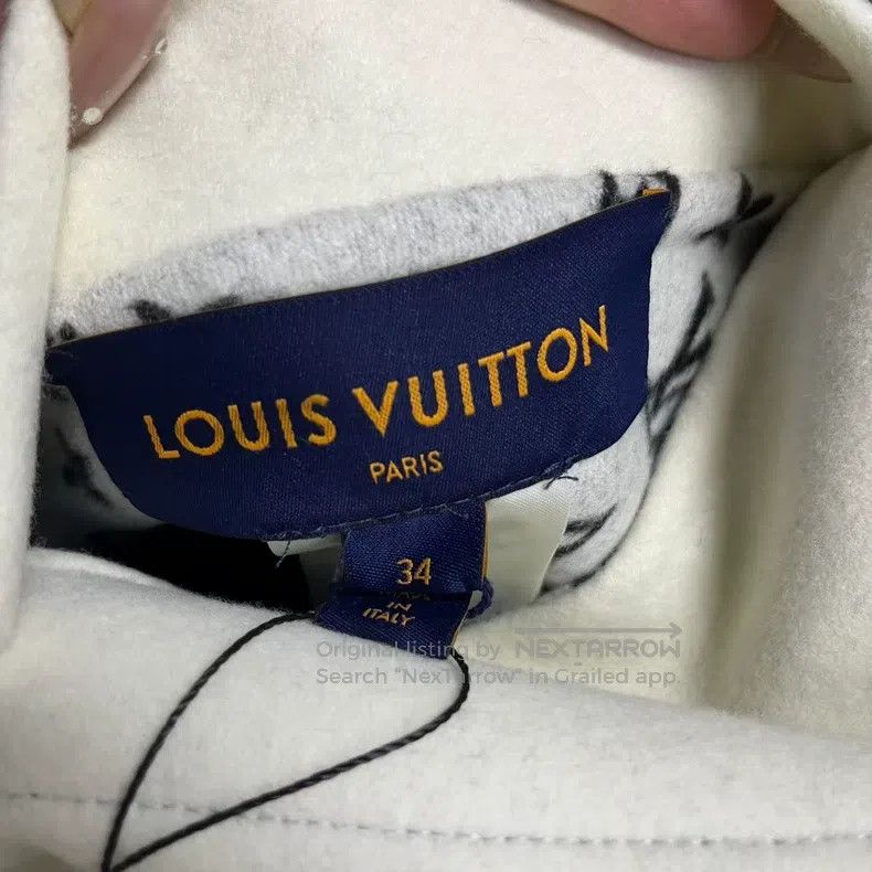 Louis Vuitton Louis Vuitton Jacquard double-sided coat with beige lining Size XXS / US 00 / IT 34 - 3 Thumbnail