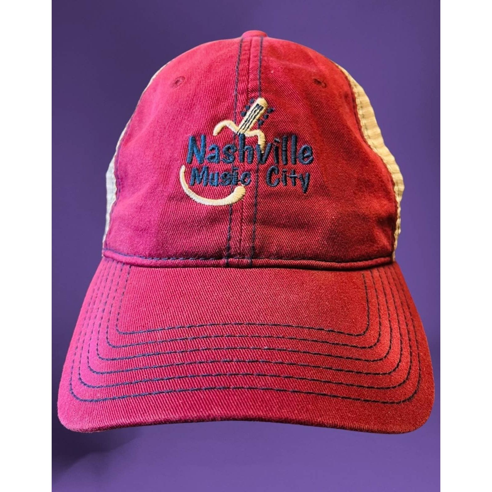 Other Nashville Music City Hat Two Tone SnapBack Dad Mesh Country Size ONE SIZE - 1 Thumbnail