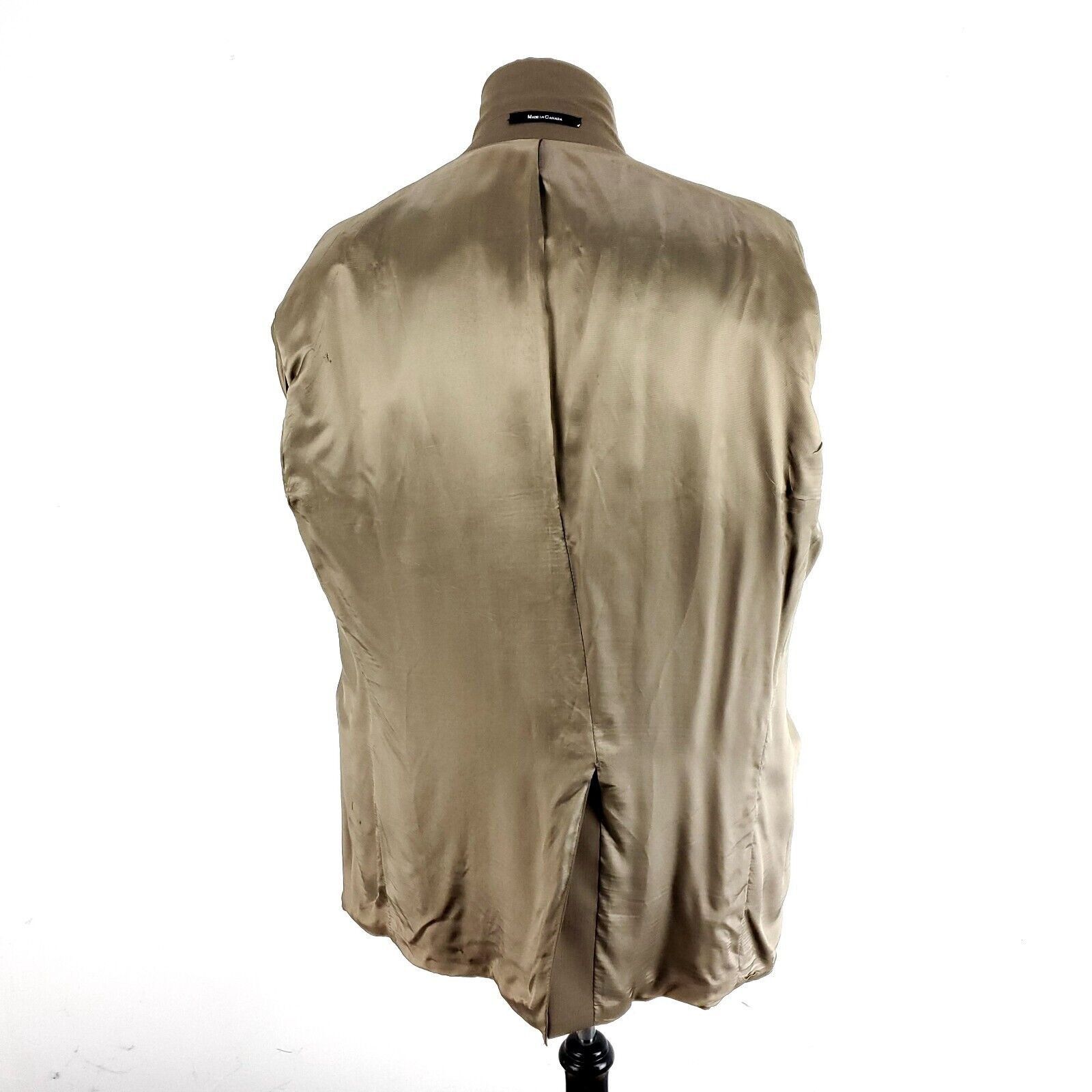 Chaps Ralph Lauren Chaps Ralph Lauren Wool Cashmere 3 Button Blazer 46L Brown H Size 46L - 10 Thumbnail