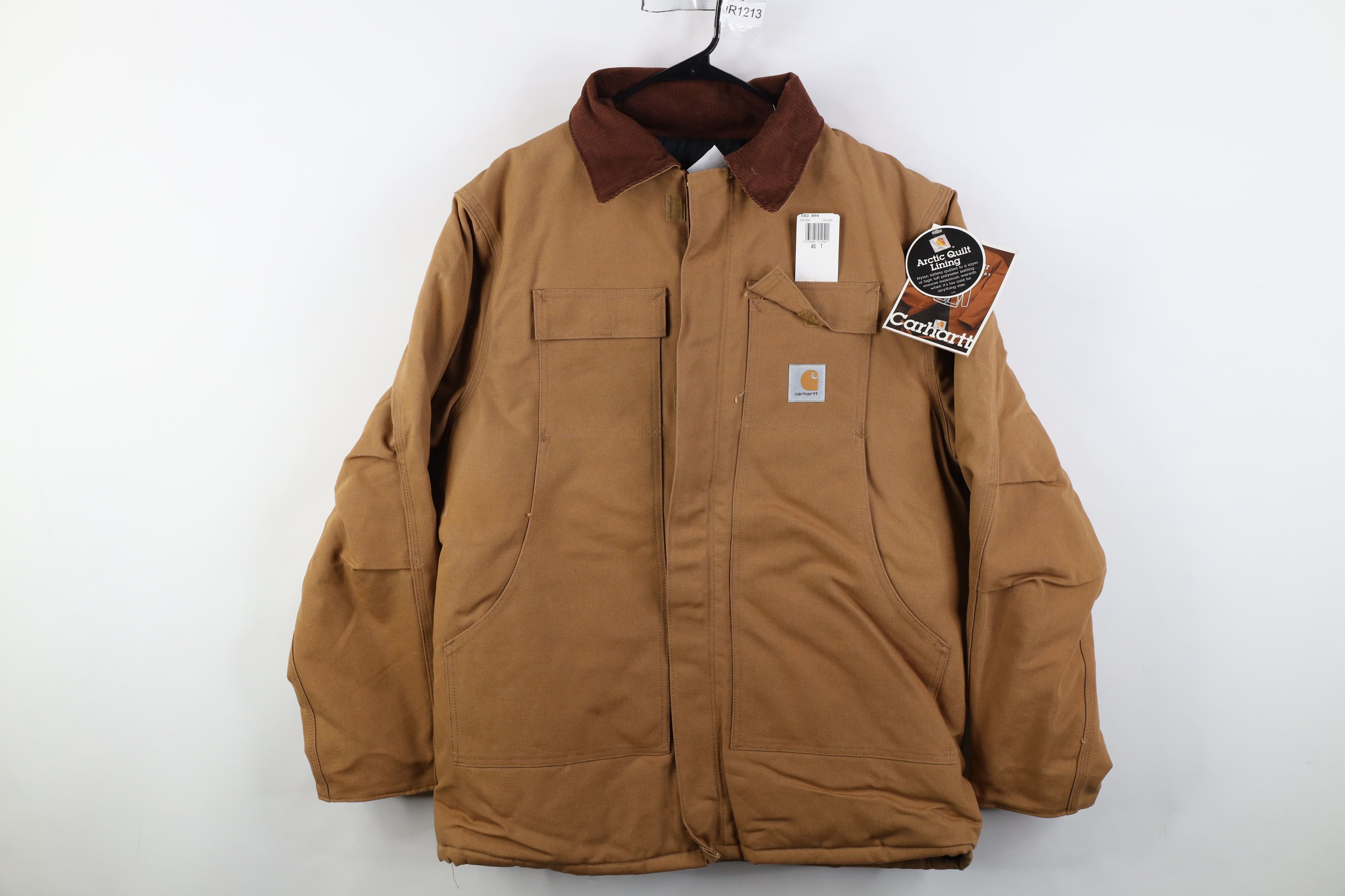 Carhartt Deadstock Vintage 90s Carhartt Chore Barn Jacket Brown USA Size US XXL / EU 58 / 5 - 1 Thumbnail