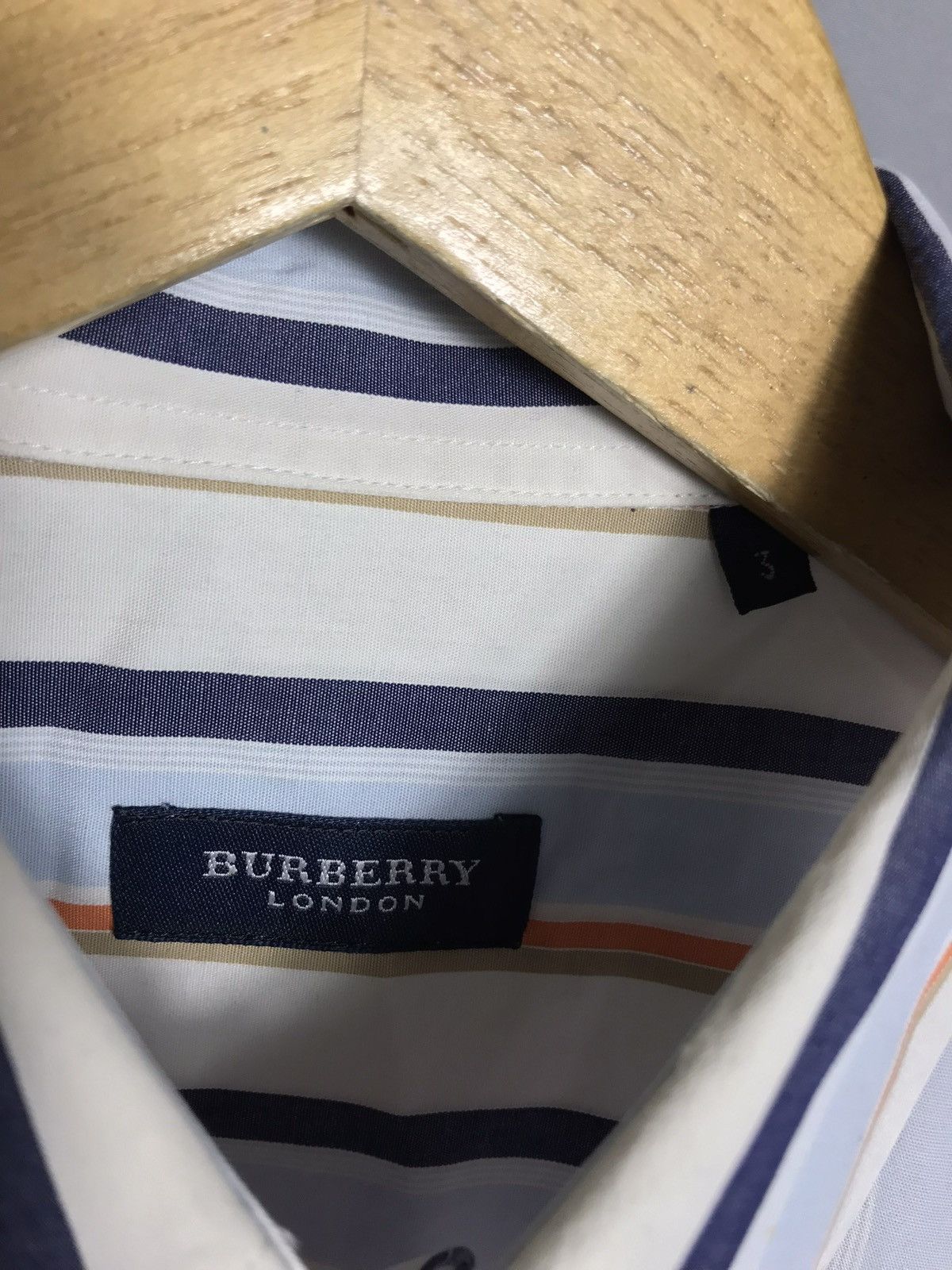 Burberry Burberry London Shirt Button Down Striped Long Sleeve Mens Size US L / EU 52-54 / 3 - 5 Thumbnail