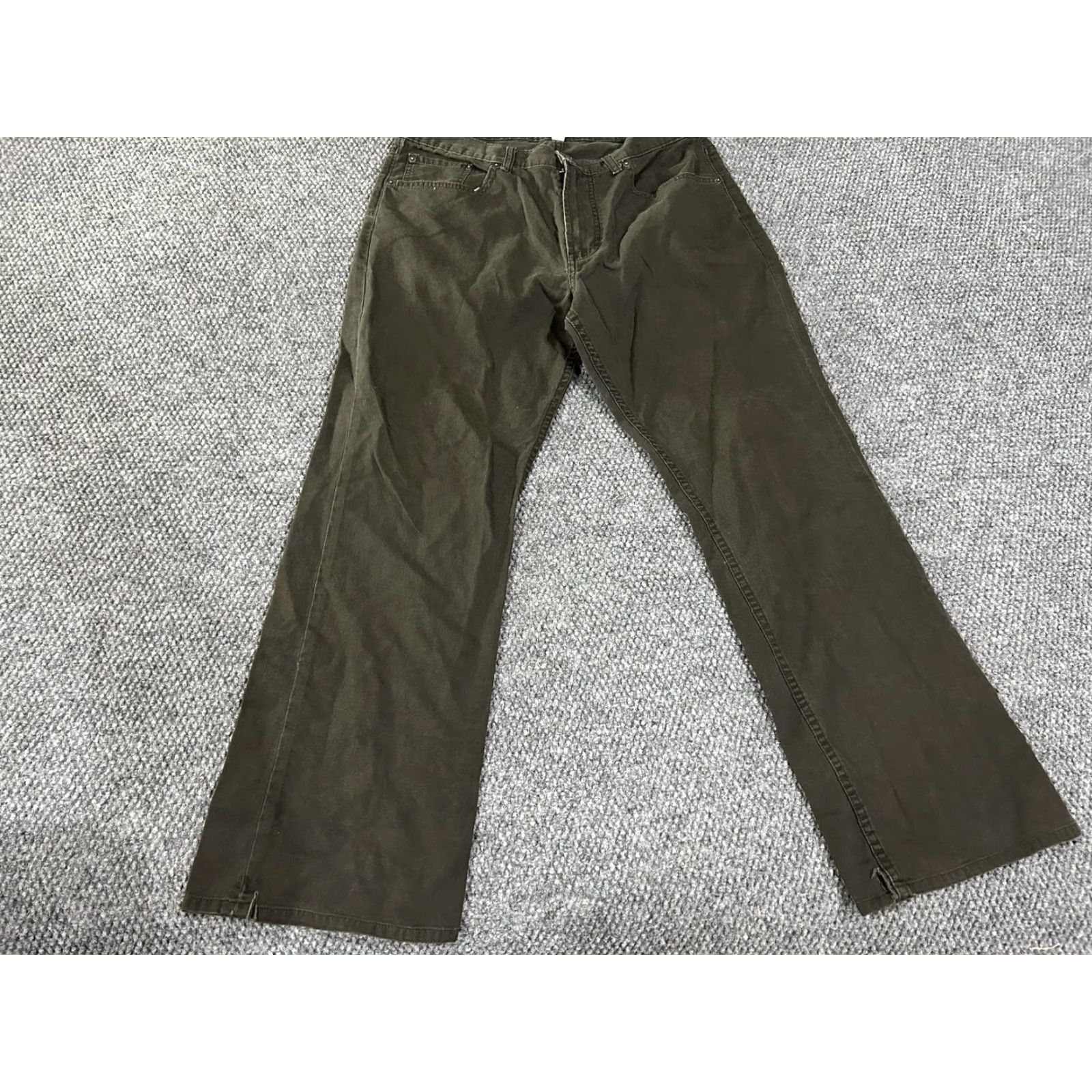 Banana Republic Banana Republic Pants Mens 33x30 Green Khakis Regular 5-Pocket Straight Leg Corduroy Casual Jeans? Size US 33 - 2 Thumbnail