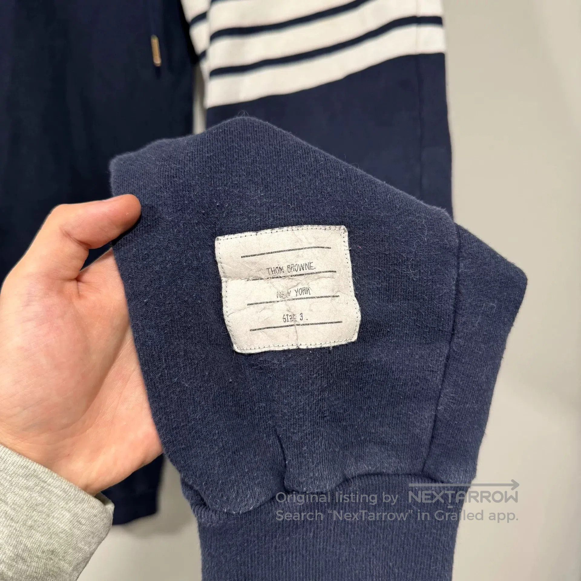 Thom Browne Thom Browne Navy Sweatpants Size 3. Size US 30 / EU 46 - 3 Thumbnail