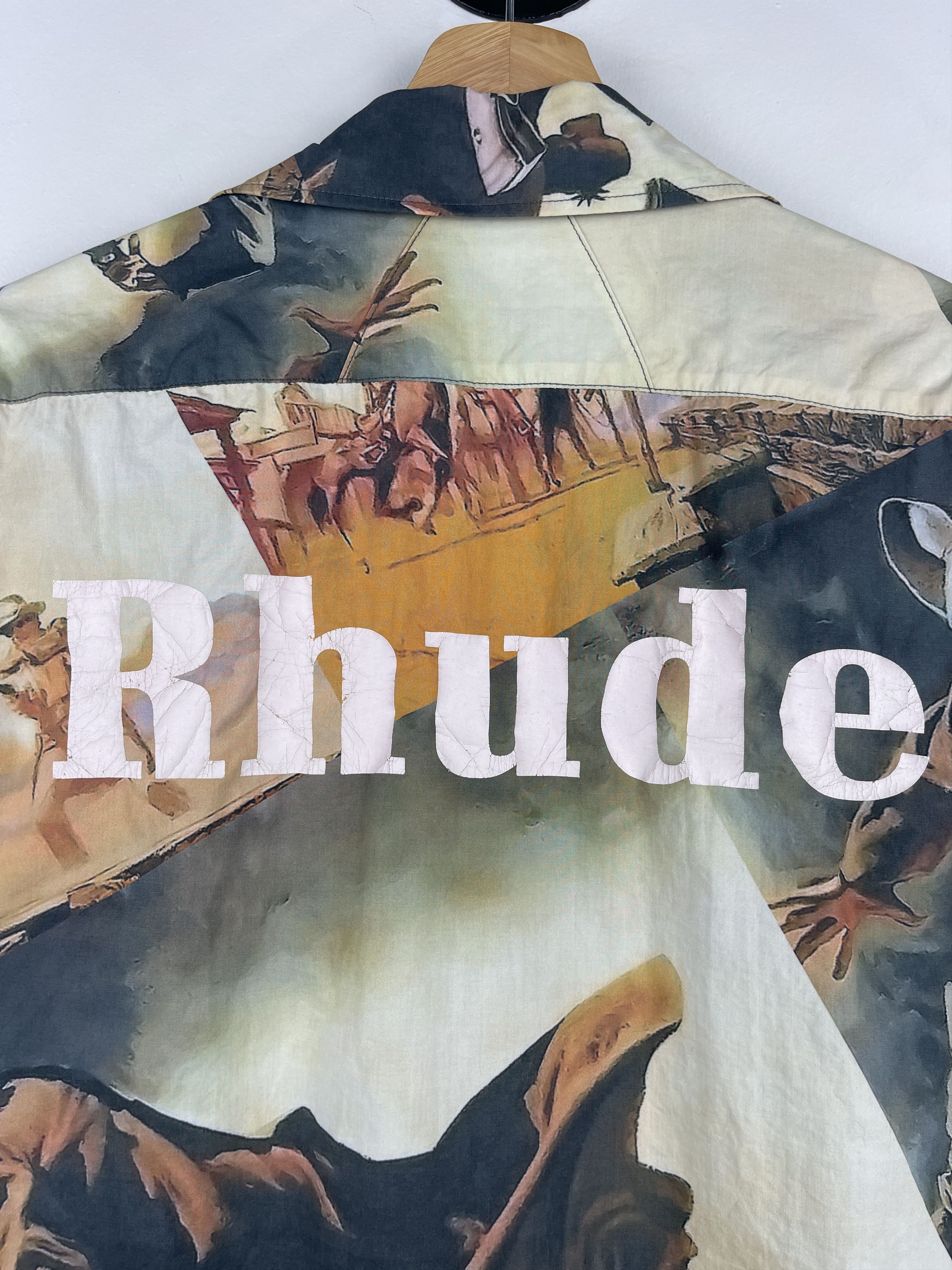 Rhude Rhude Gunslinger Short Sleeve Button Up Shirt Size US M / EU 48-50 / 2 - 3 Thumbnail
