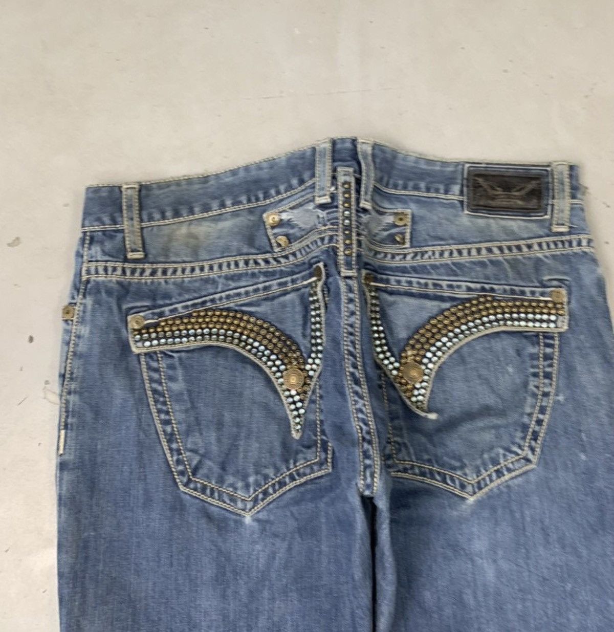 Robins Jeans Vintage robin jeans studd denim cropped short Size US 38 / EU 54 - 3 Thumbnail