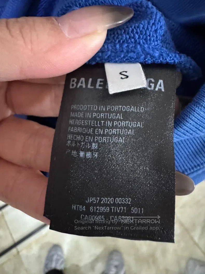 Balenciaga Balenciaga Full letter logo cotton hooded sweater Size US S / EU 44-46 / 1 - 4 Thumbnail