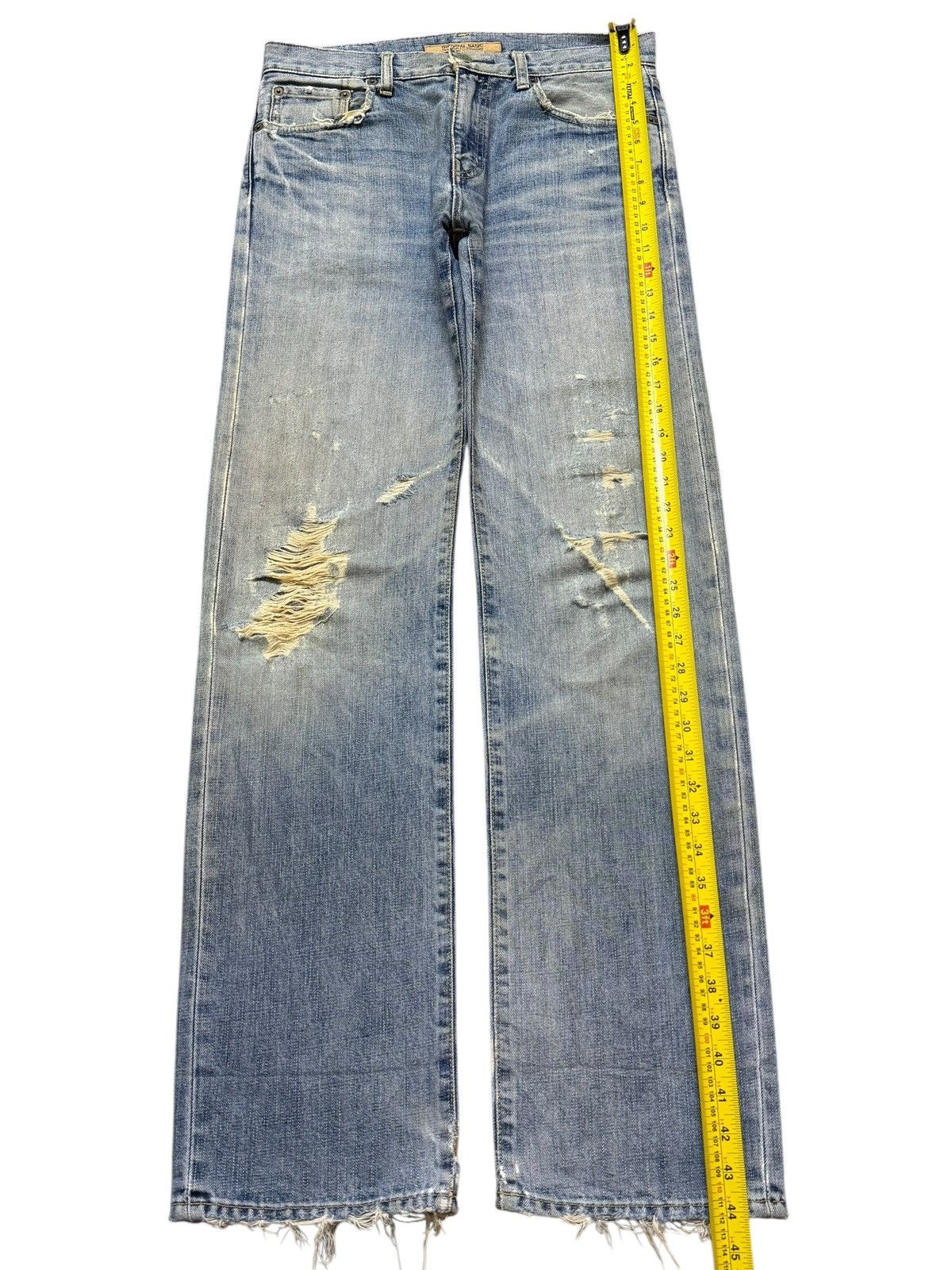 Uniqlo Vintage Y2K Japanese Uniqlo Mud Wash Faded Distressed Loose Size US 32 / EU 48 - 11 Thumbnail