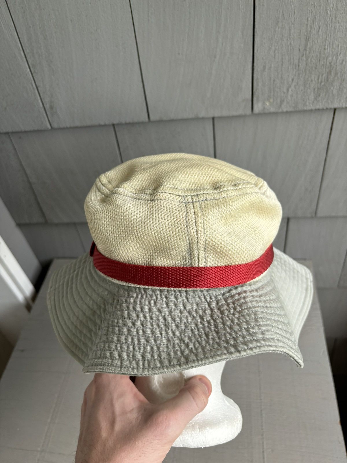 Prada × Vintage Vintage Prada Sun Hat SS 2000s Linea Rosa Y2K Bucket M Brim Size ONE SIZE - 9 Thumbnail