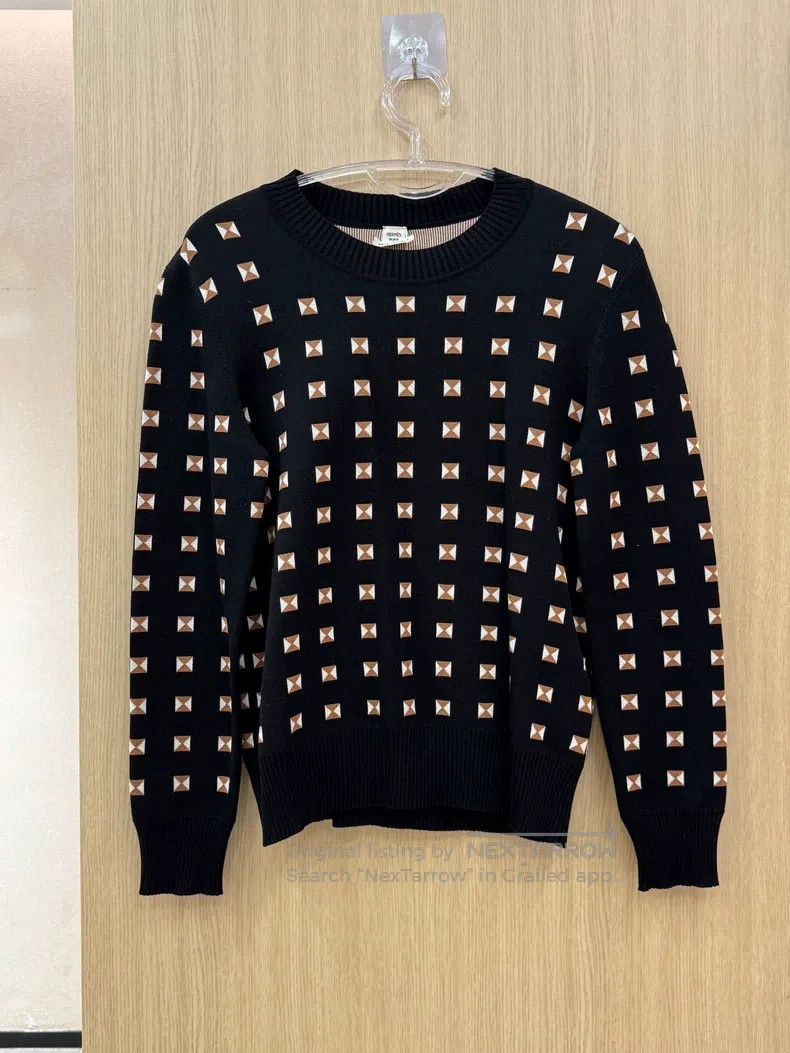 Hermes Hermes Printed knitted sweater Size XS / US 0-2 / IT 36-38 - 1 Thumbnail