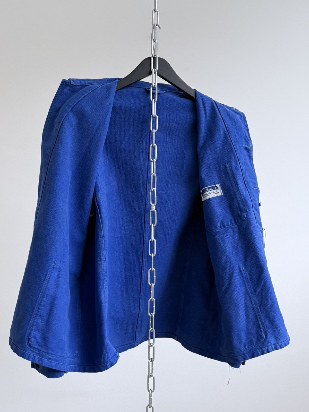 Vetra Vintage 60s „Lutteurs” French Workwear Sanfor Chore Jacket Size US L / EU 52-54 / 3 - 11 Thumbnail